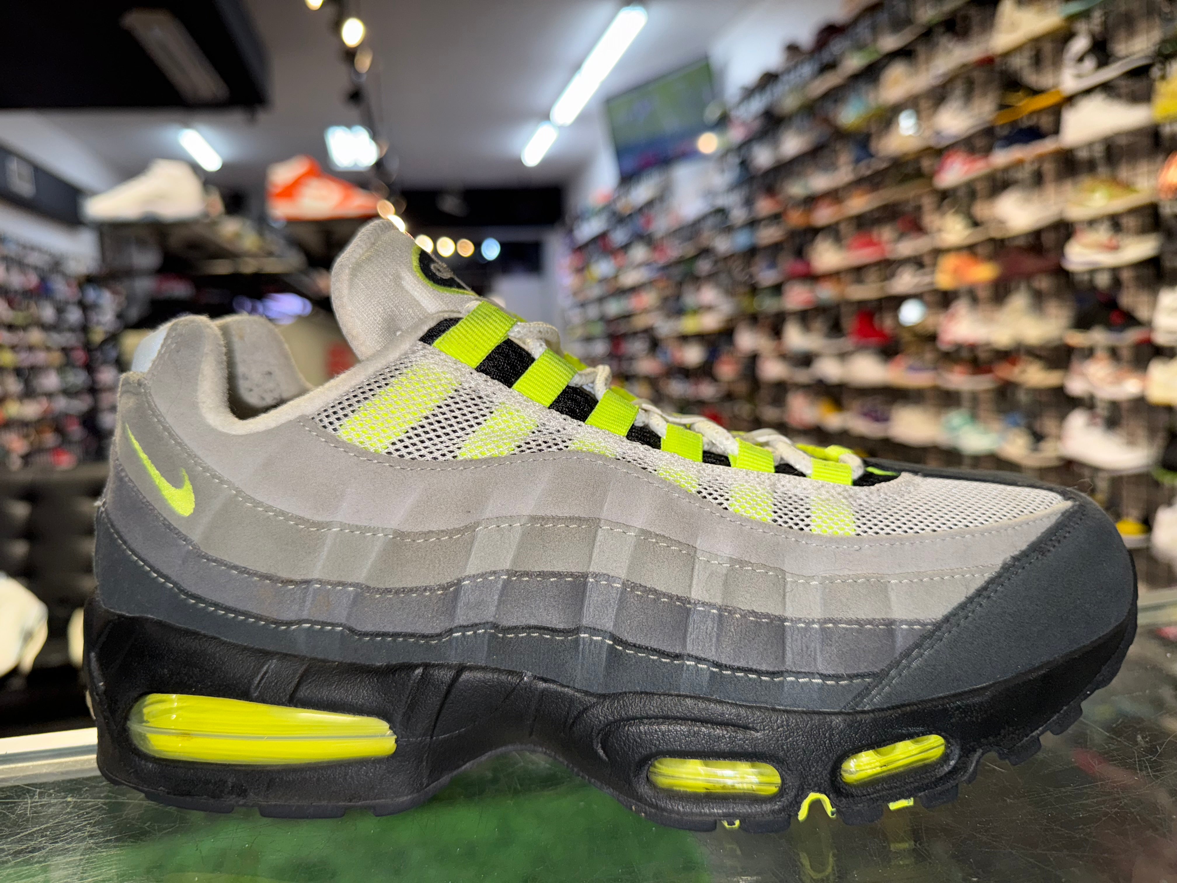 Size 9 Air Max 95 Big Bubble "Neon"