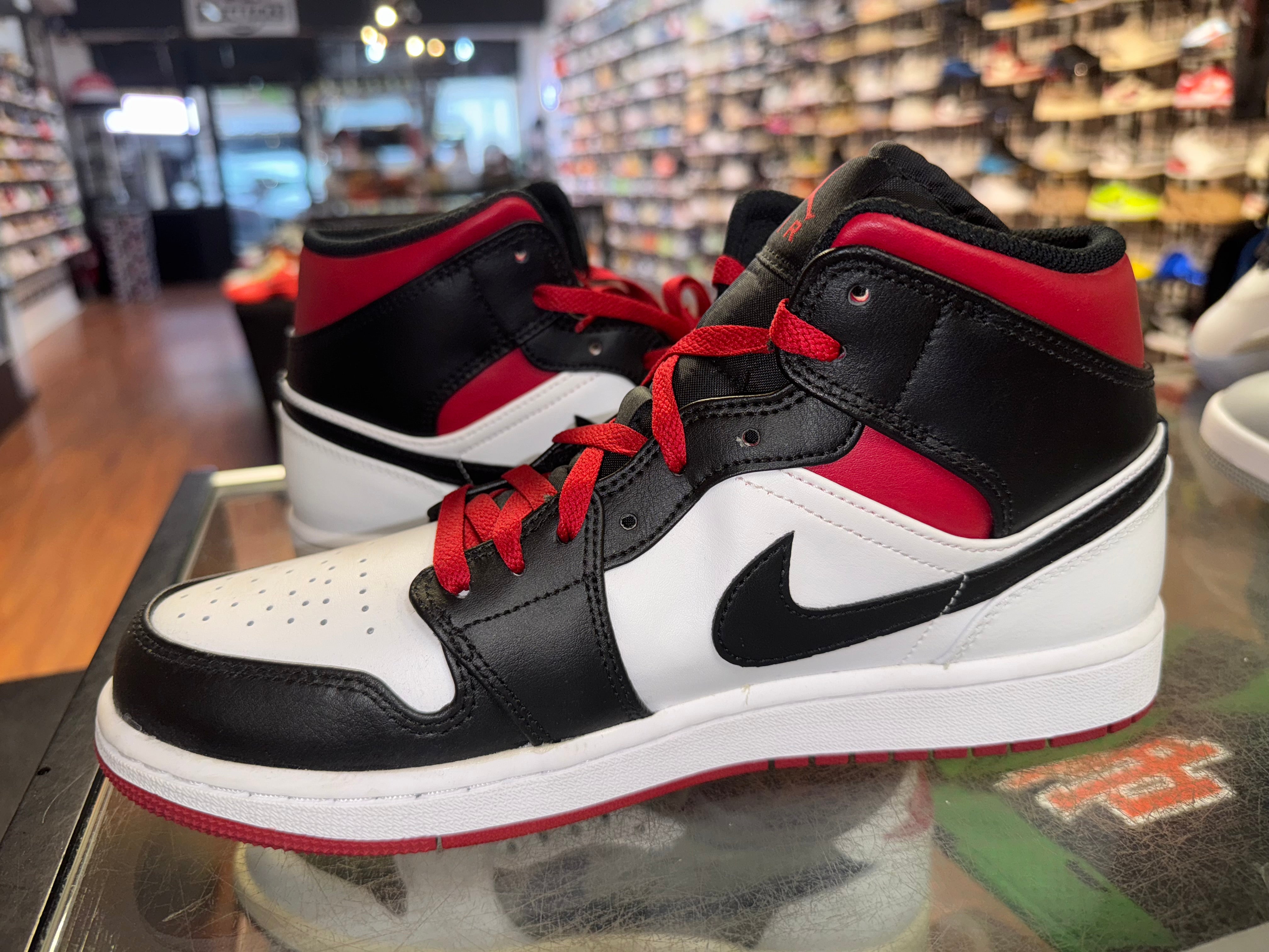 Size 9 Air Jordan 1 Mid “White Gym Red”
