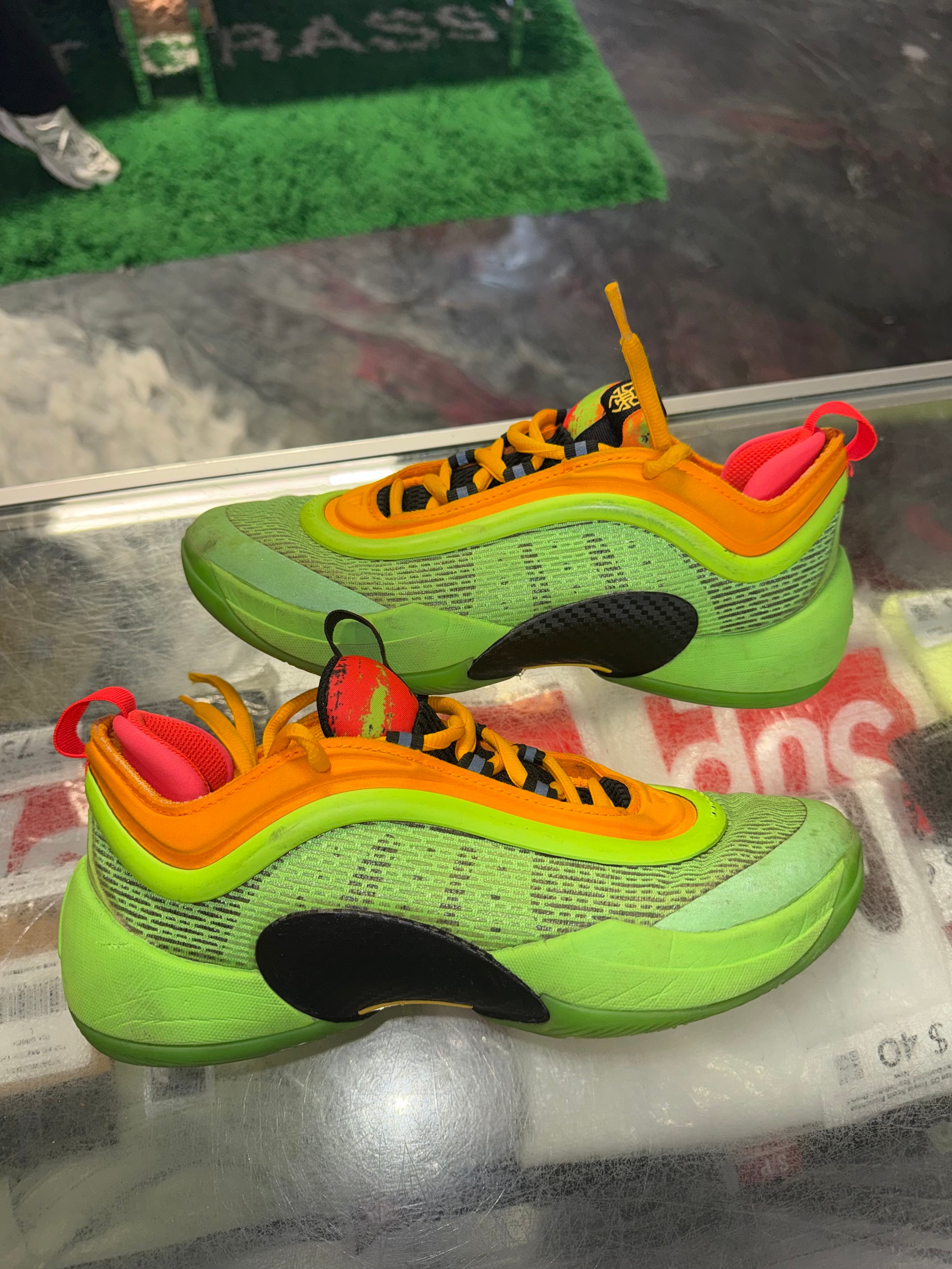 Size 6y Adidas DON Green Yellow - NB