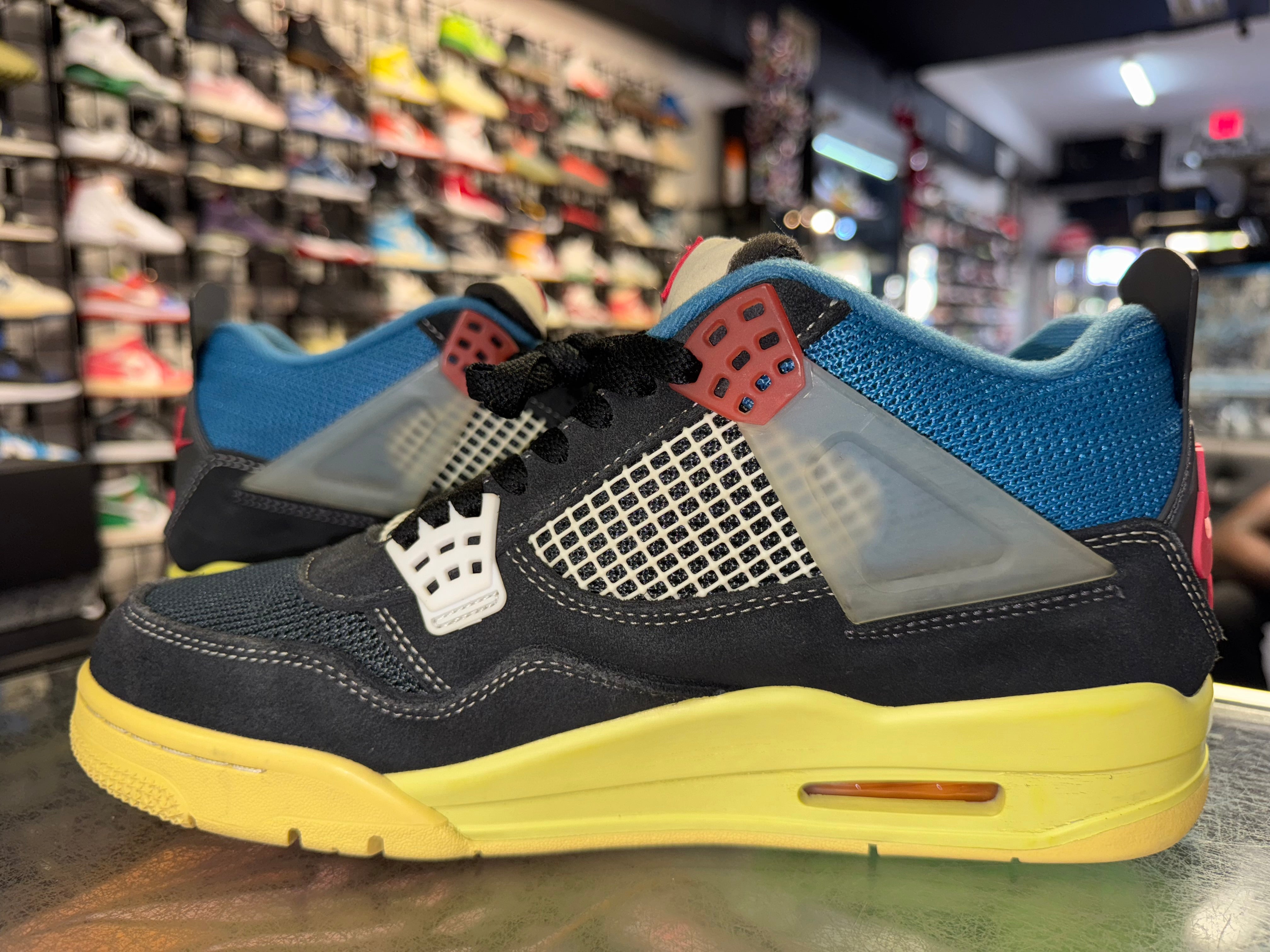 Size 9.5 Air Jordan 4 Union "Off Noir"