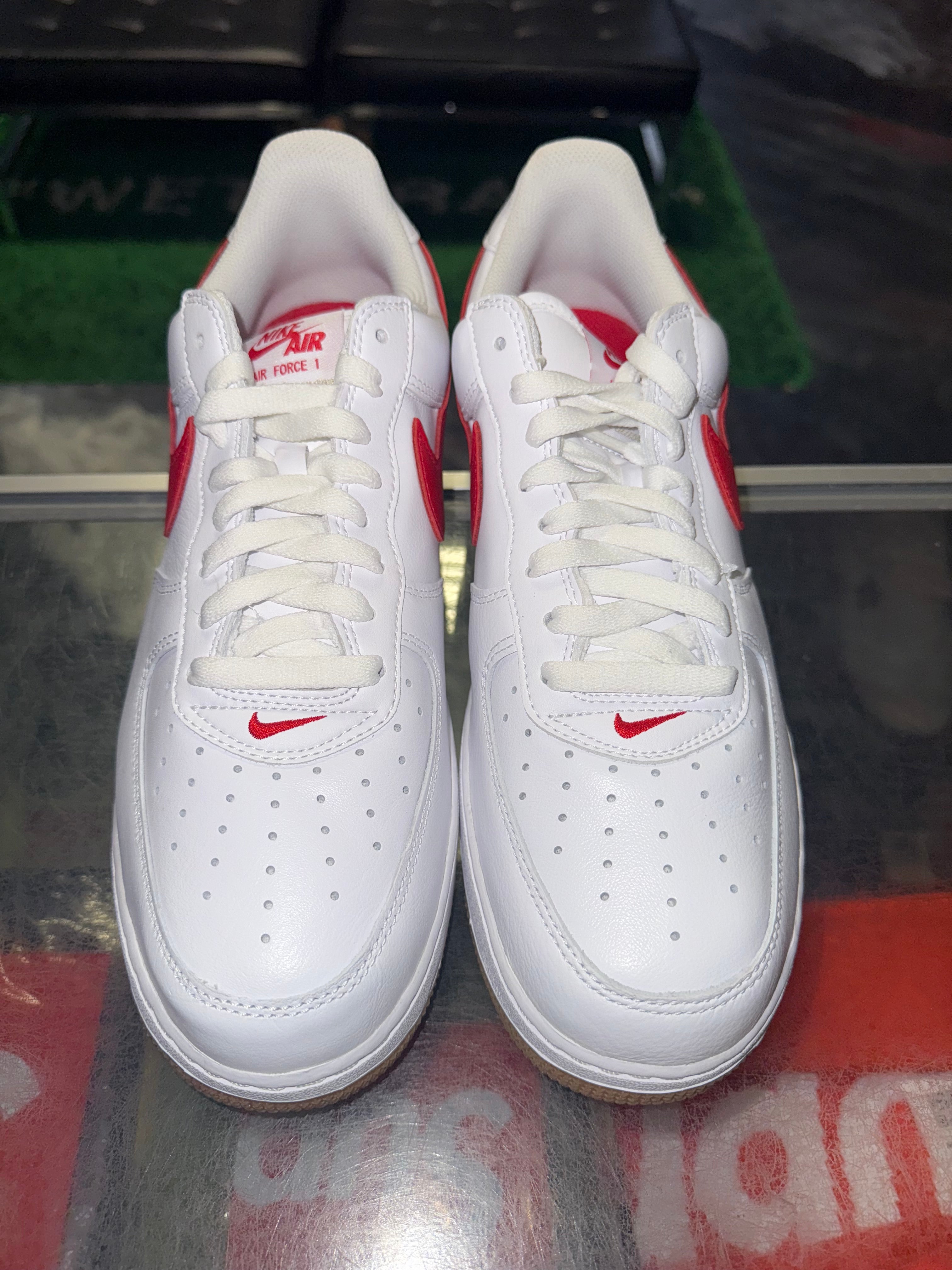 Size 11 Air Force 1 Color of The Month "Red Gum" Brand New