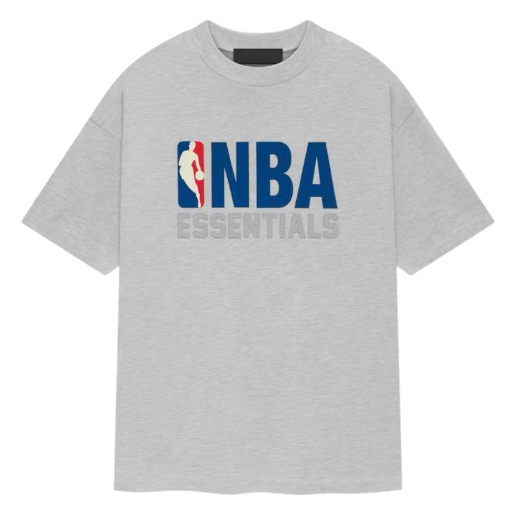 Size XL NBA x Essentials FOG Tee “Light Heather” Brand New