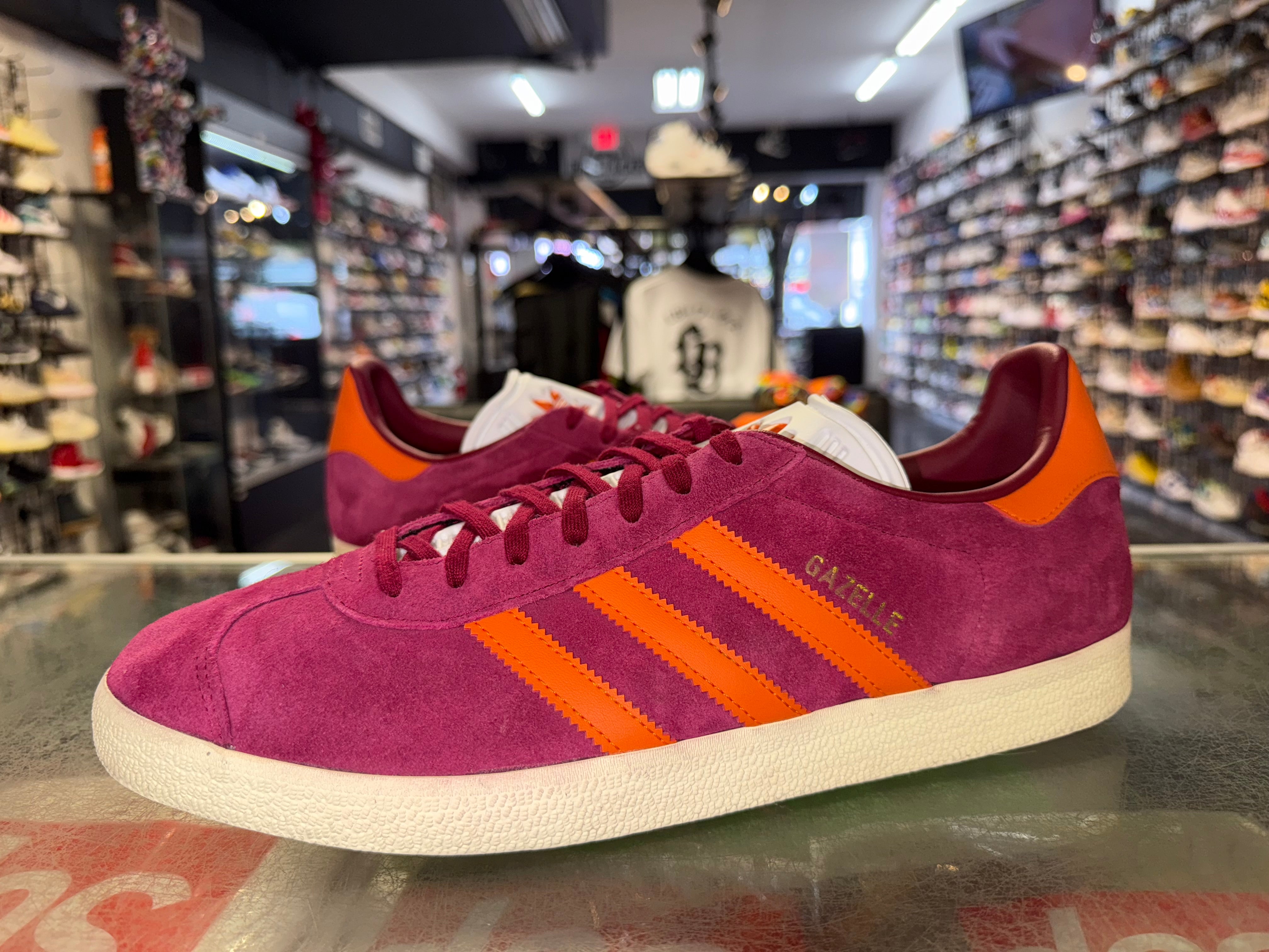 Size 12.5 Adidas Gazelle "AS Roma"