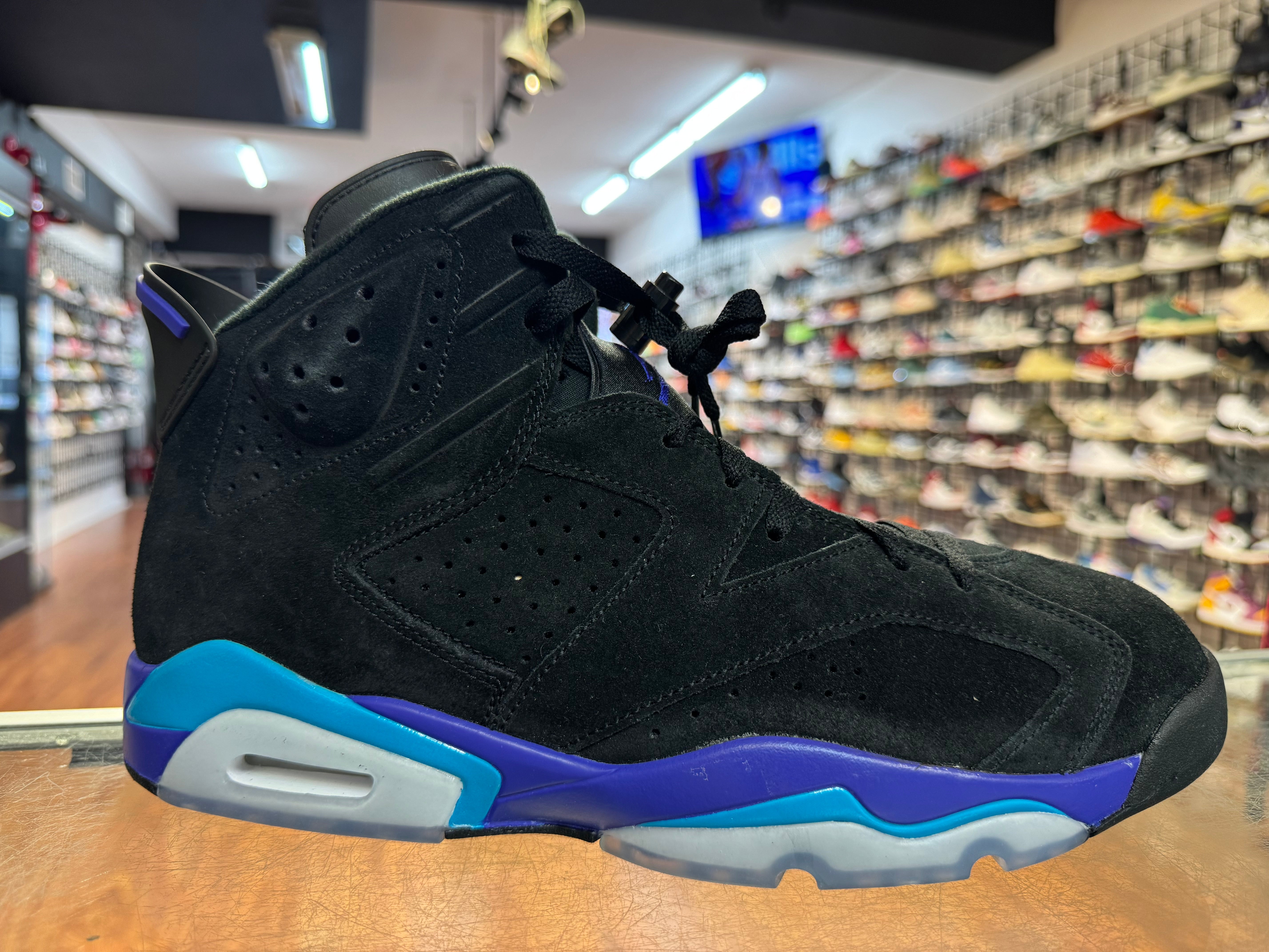 Size 12 Air Jordan 6 "Aqua" Brand New