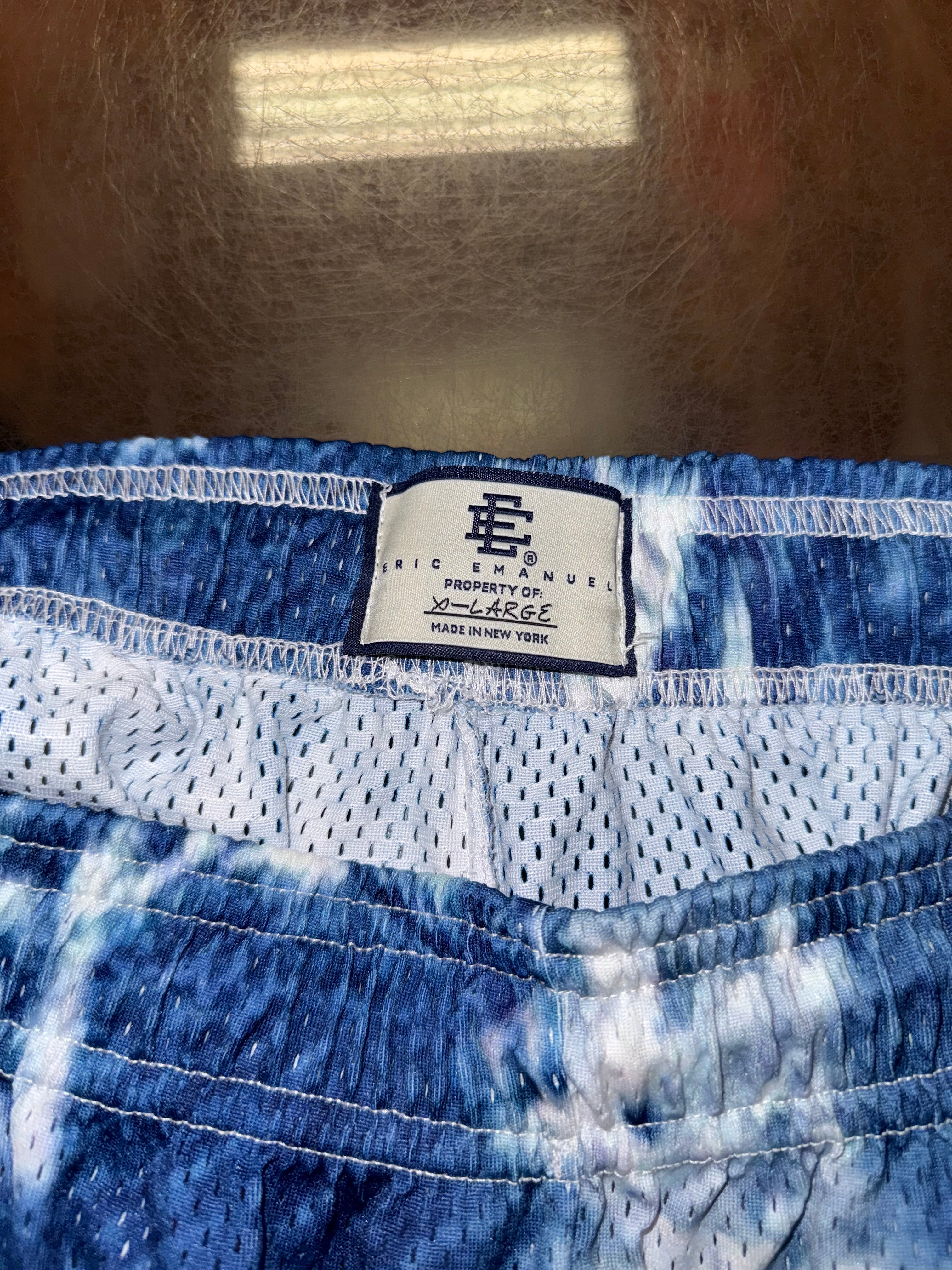 Size XL Eric Emanuel EE Shorts “Tie Dye”