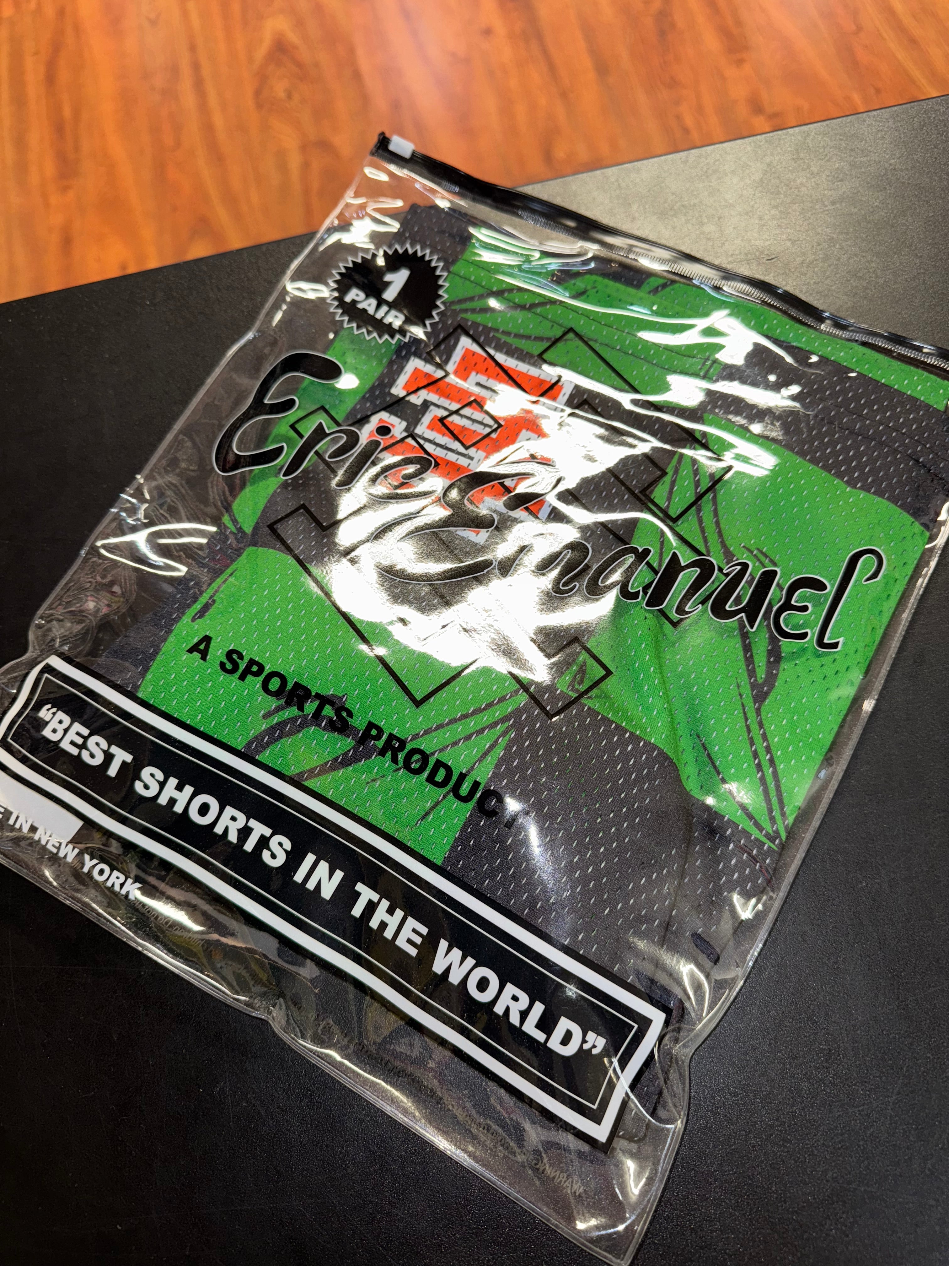 Size M Eric Emanuel x Matty Boy EE Shorts “99 Eyes Slime” Brand New