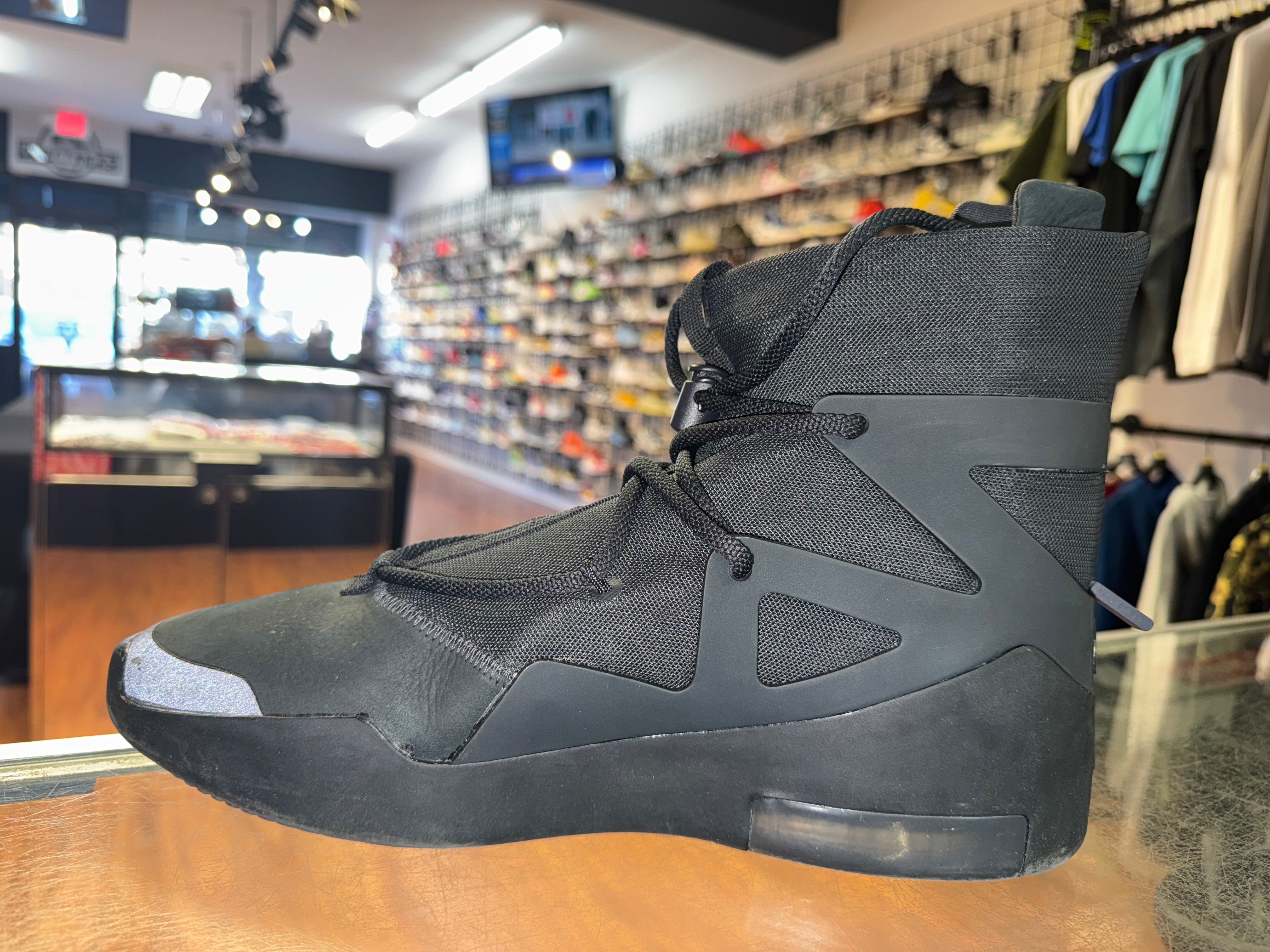 Size 11.5 Air Fear of God 1 "Triple Black"