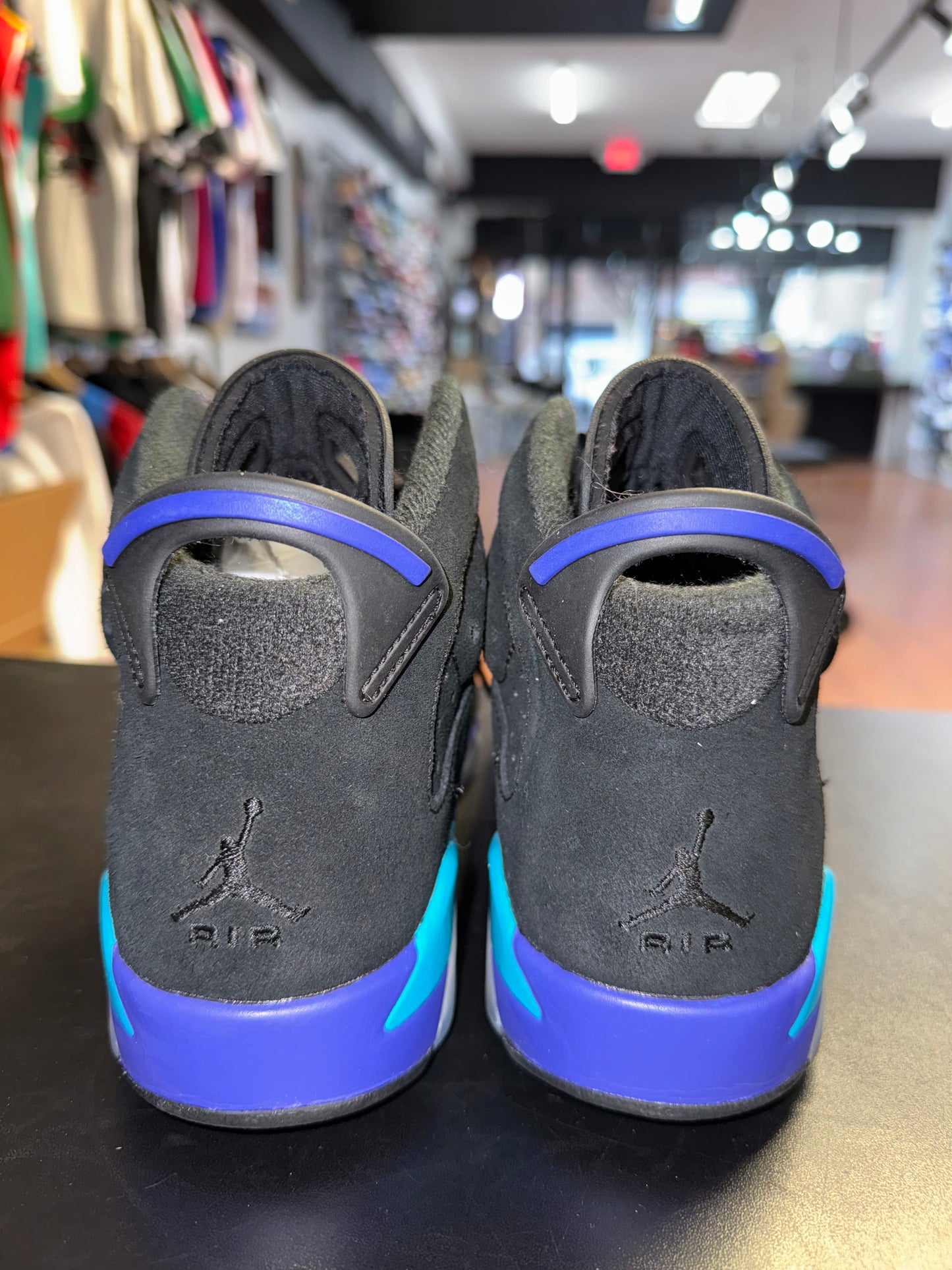 Size 6y Air Jordan 6 “Aqua" (MAMO)