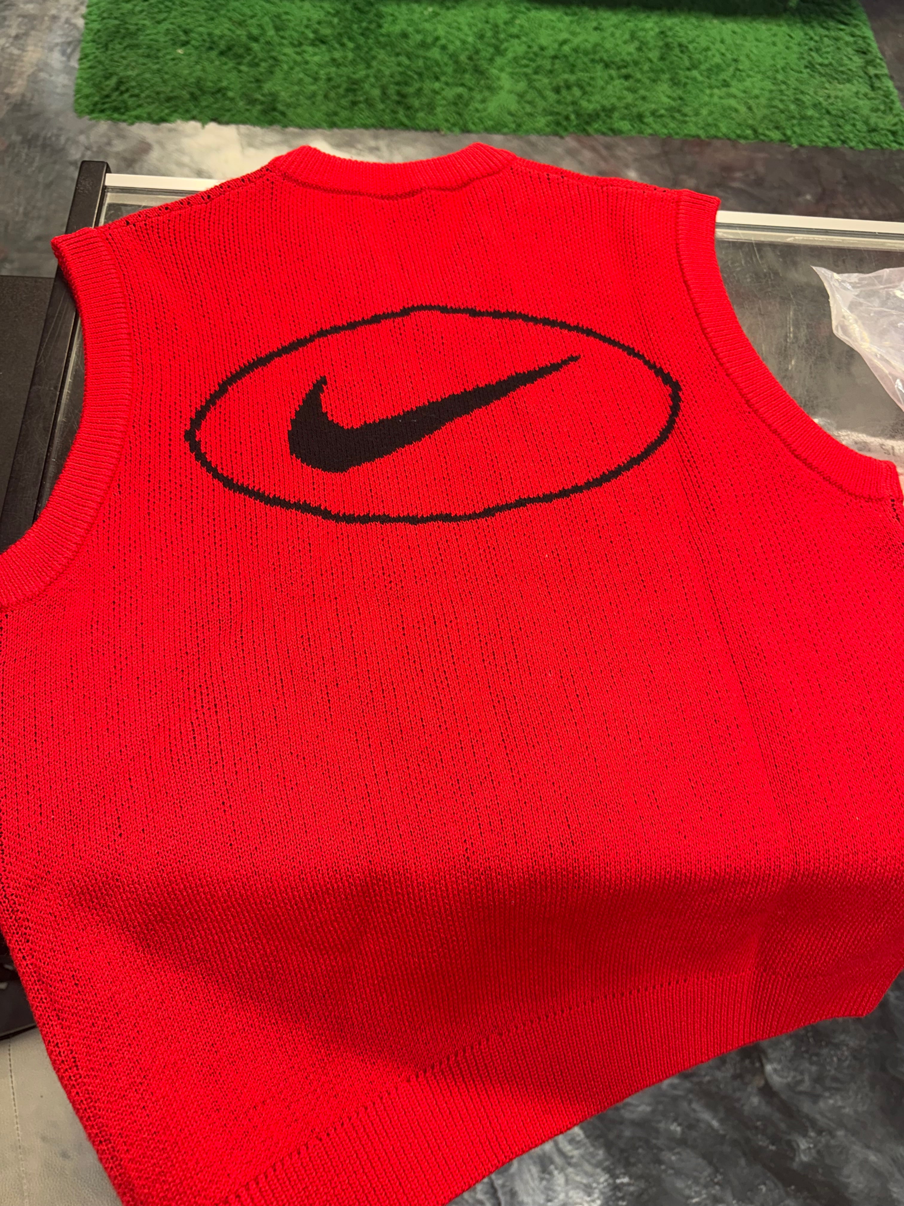 Size S Supreme x Nike Sweater Vest “Red” Brand New – Direct Kicks
