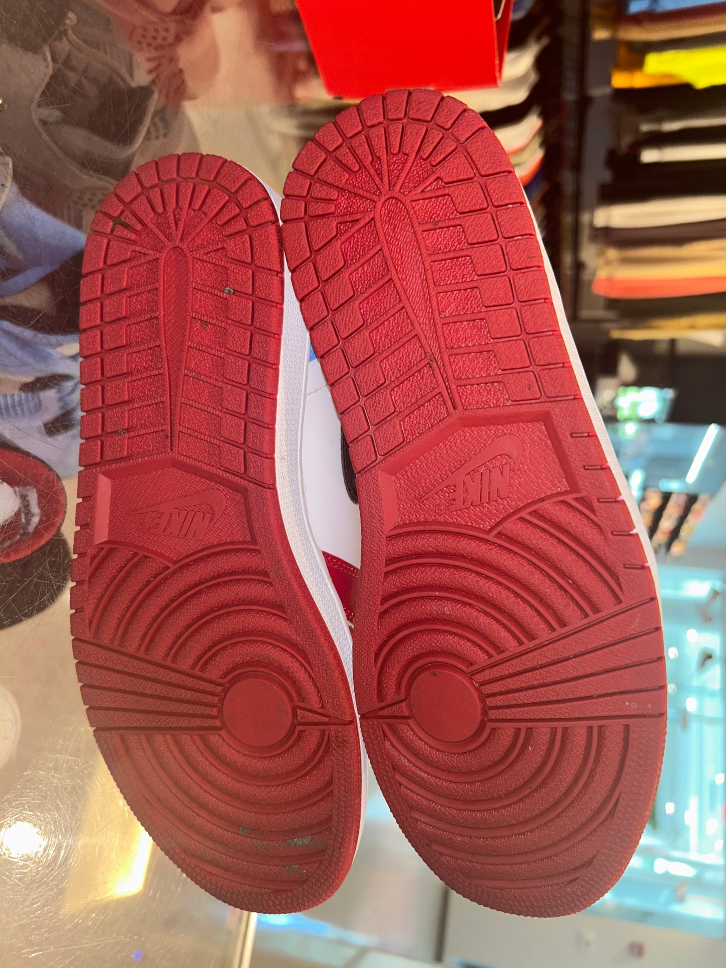 Size 9 Air Jordan 1 “Fearless UNC” (Mall)
