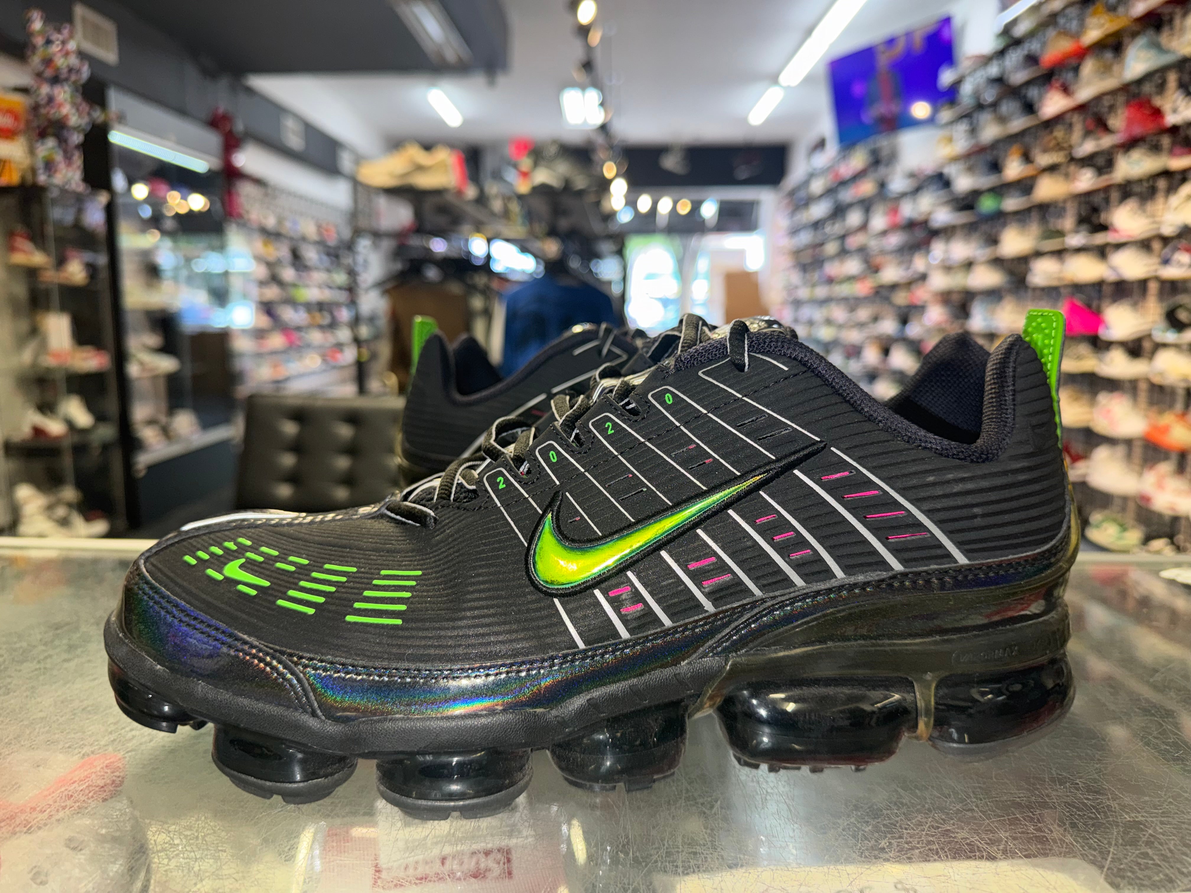 Size 14 Air VaporMax 360 "Black Green Strike Pink Blast"