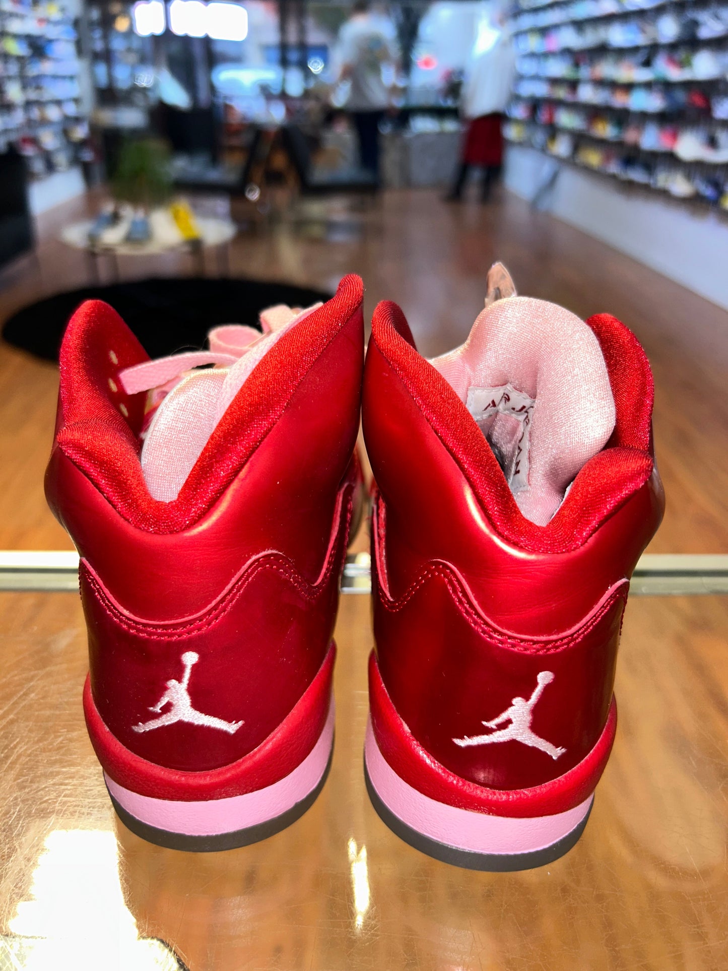 Size 4.5y Air Jordan 5 “Valentines” (MAMO)