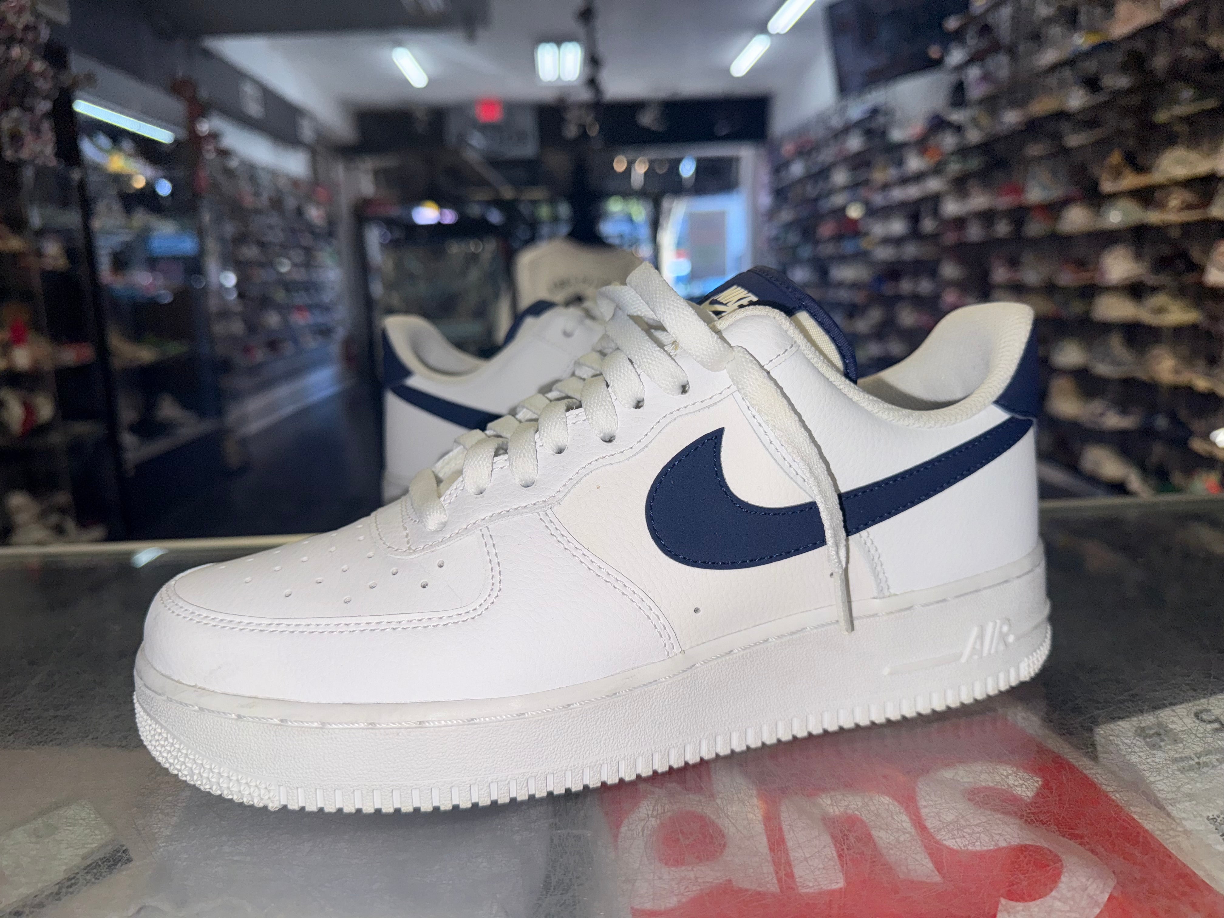 Size 9 Air Force 1 “White/Navy”