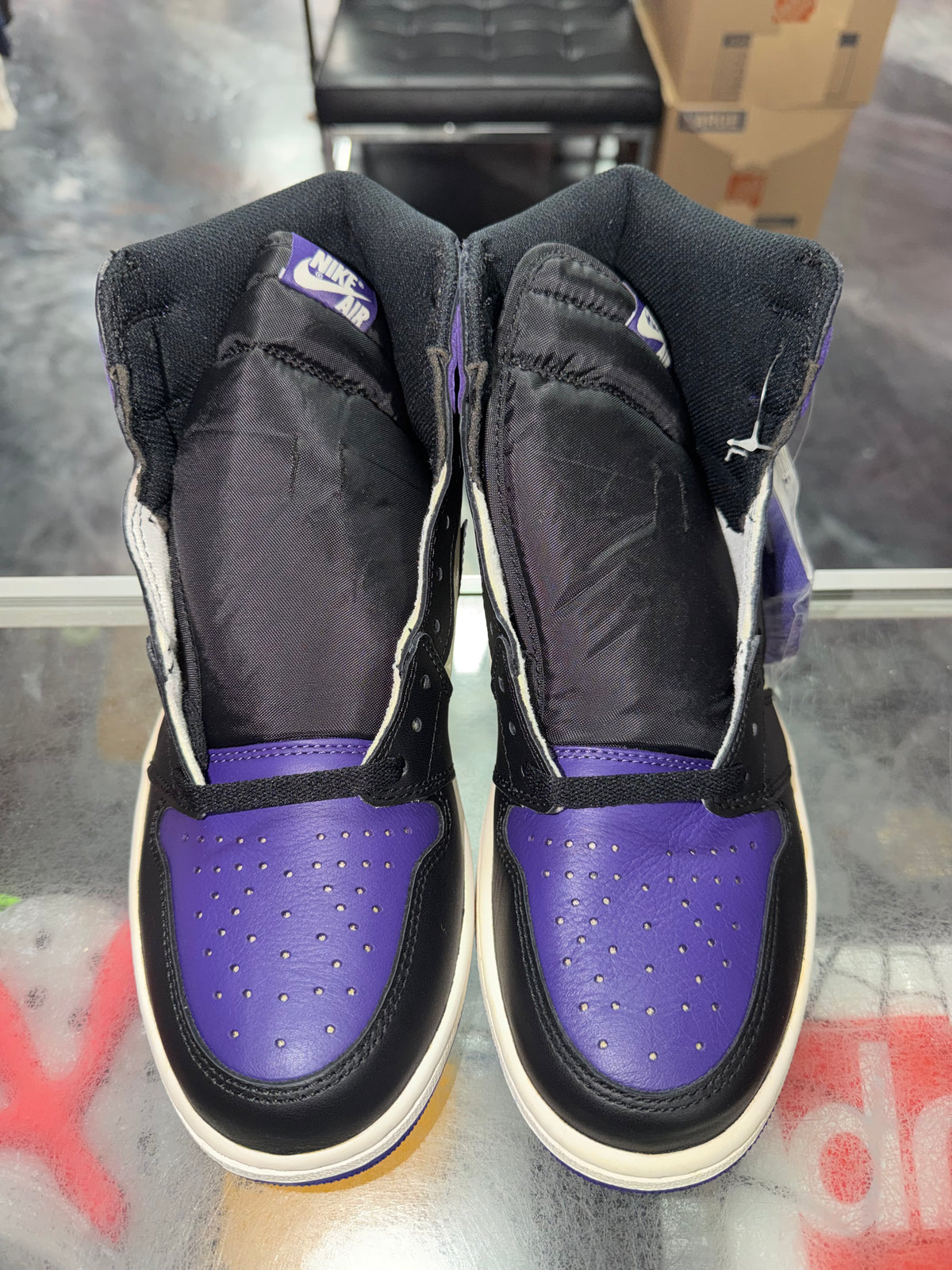 Size 11 Air Jordan 1 "Court Purple" Brand New