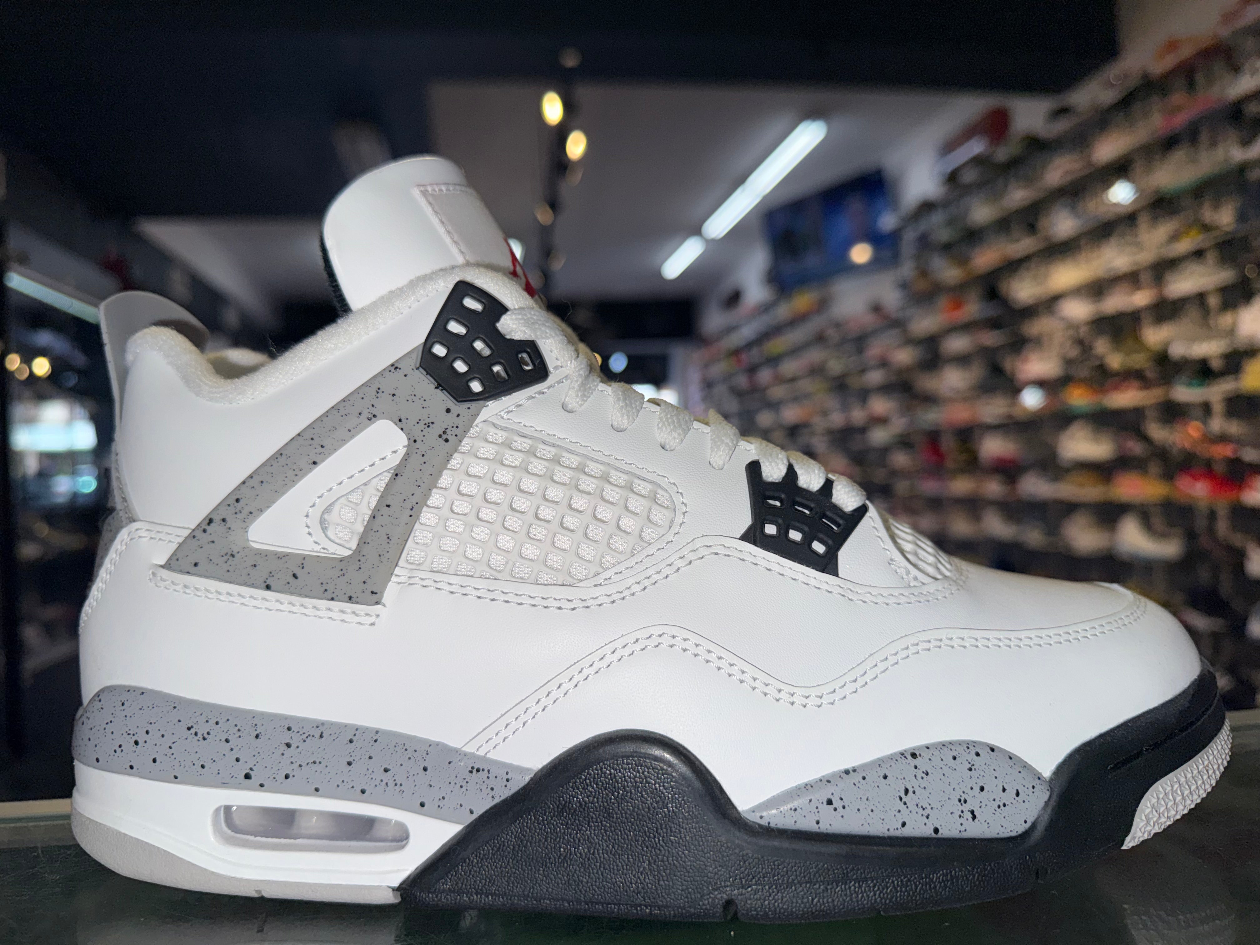 Size 9 Air Jordan 4 “White Cement” Worn 1x