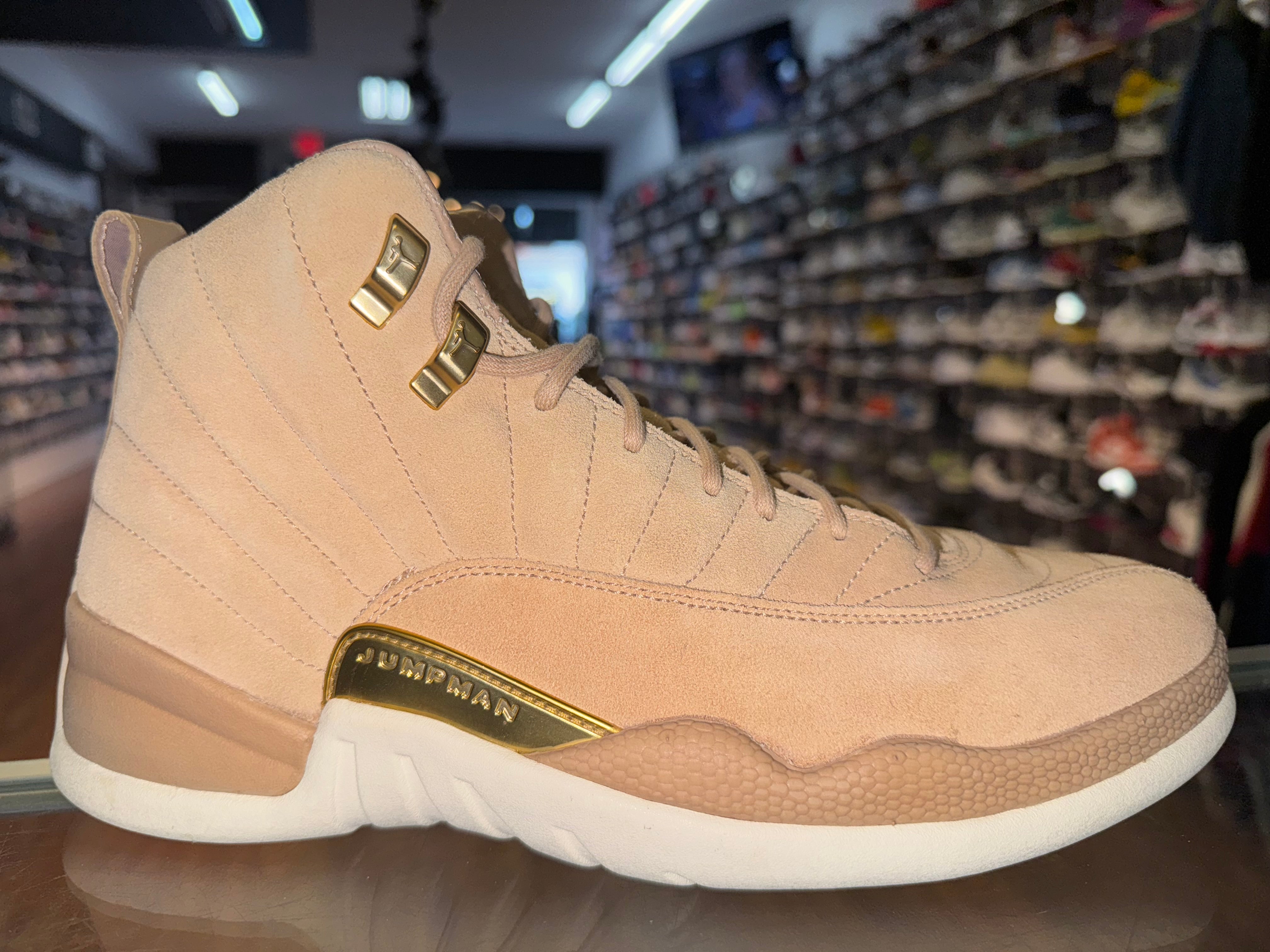Size 9.5 (11W) Air Jordan 12 "Vanchetta Tan" Brand New