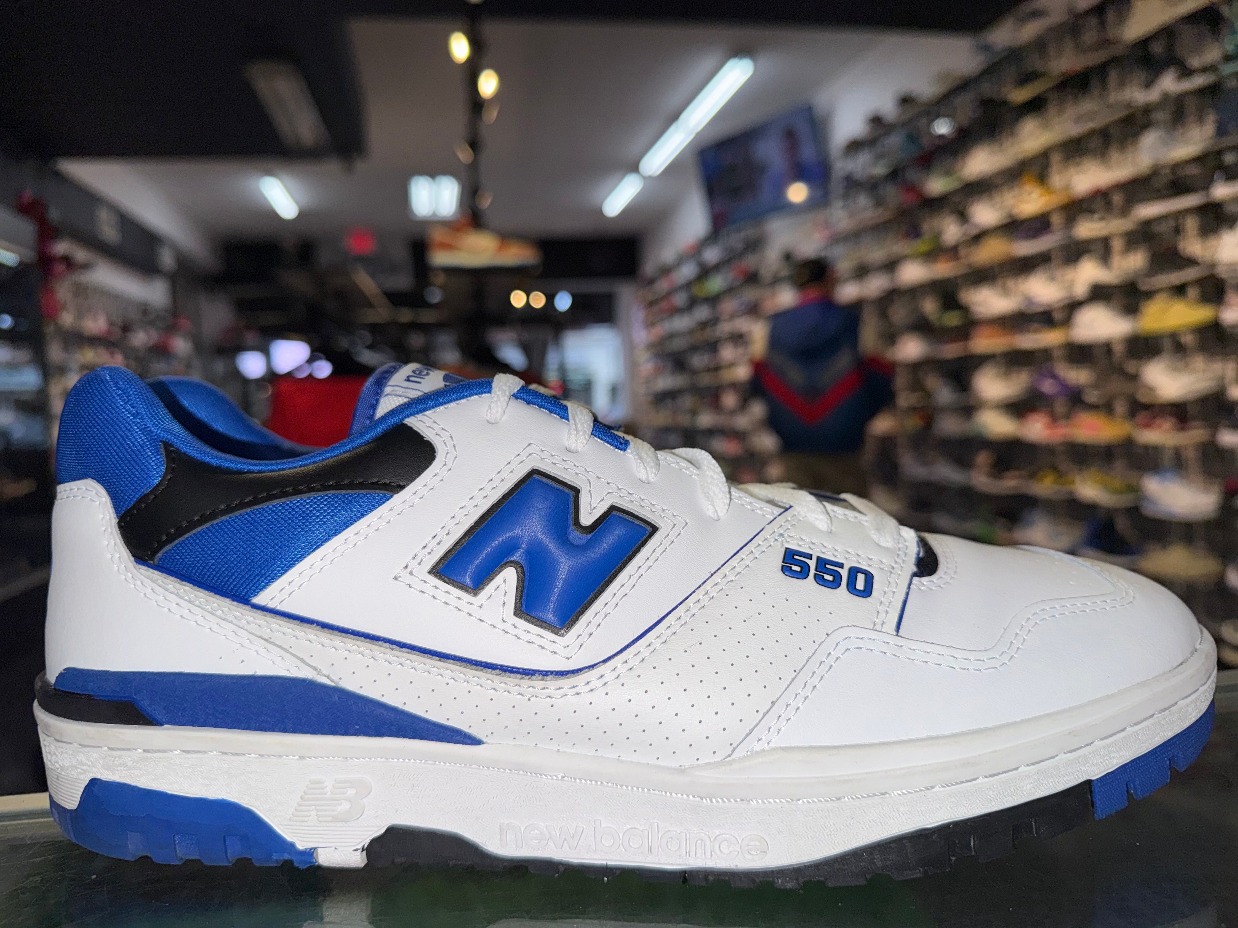 Size 13 New Balance 550 "White Blue"