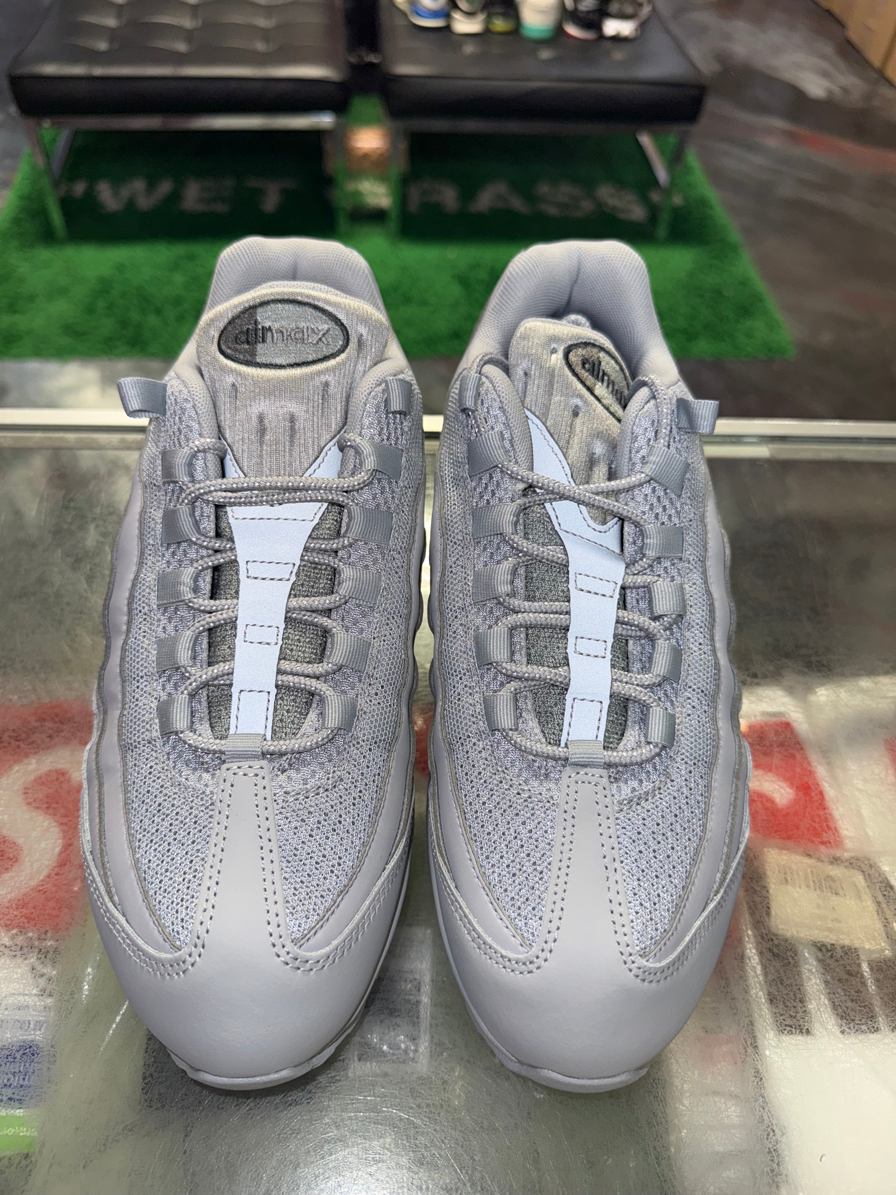 Size 8 Air Max 95 Big Bubble “Wolf Grey” Brand New