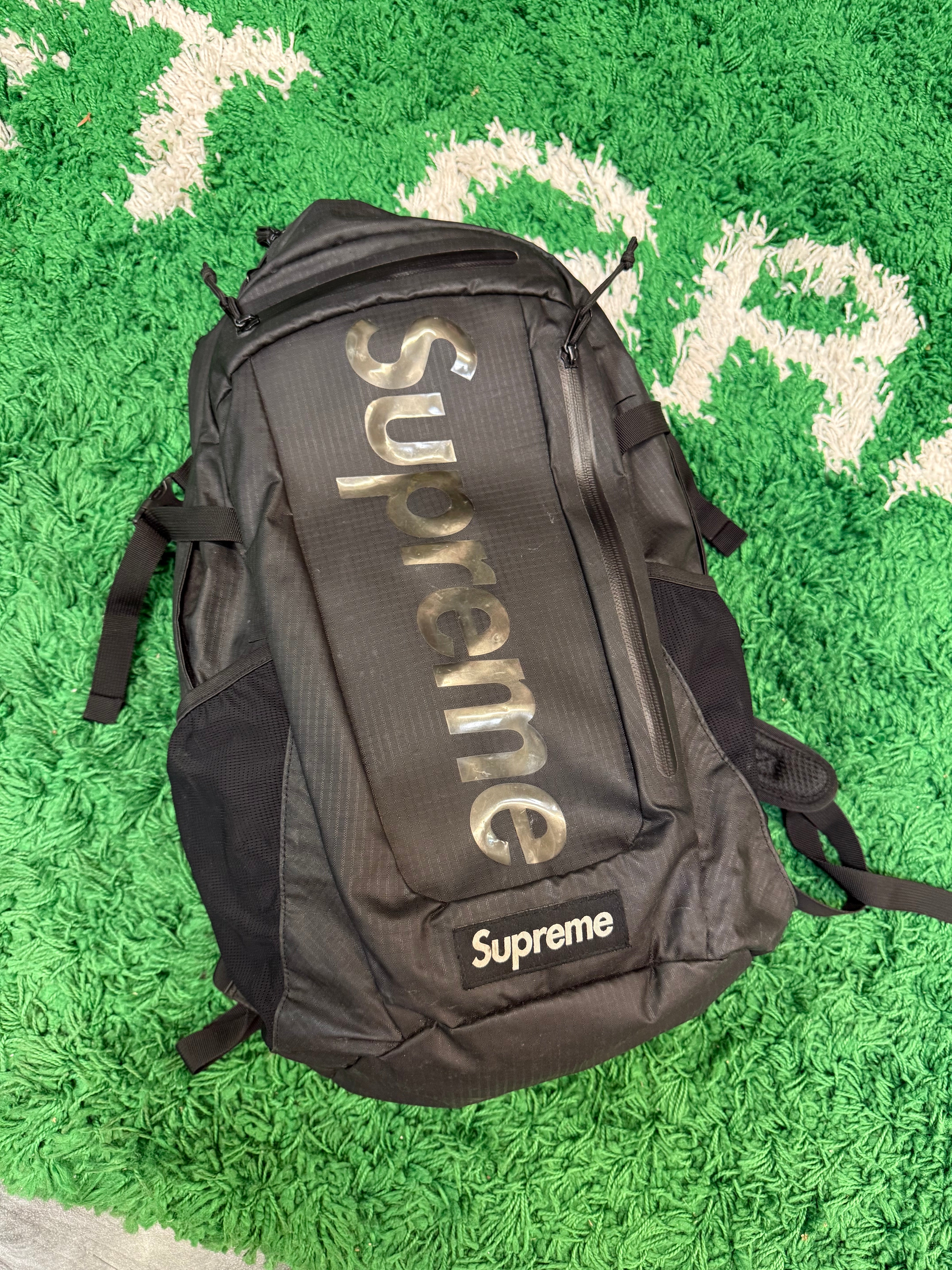 Size OS Supreme Water Resistant Backpack (SS21) “Black”