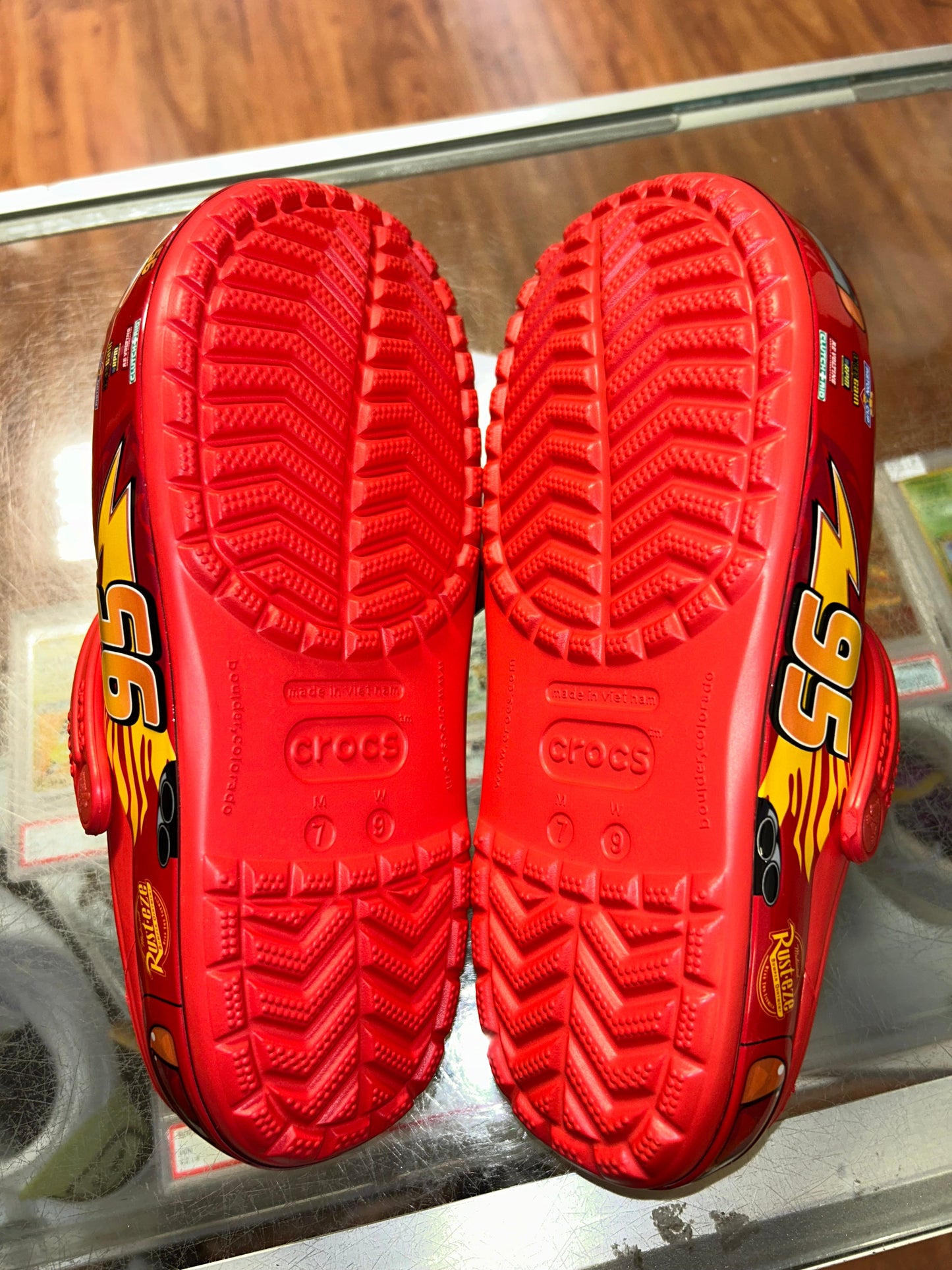 Size 12 Crocs Classic “Lightning McQueen” Brand New (MAMO)