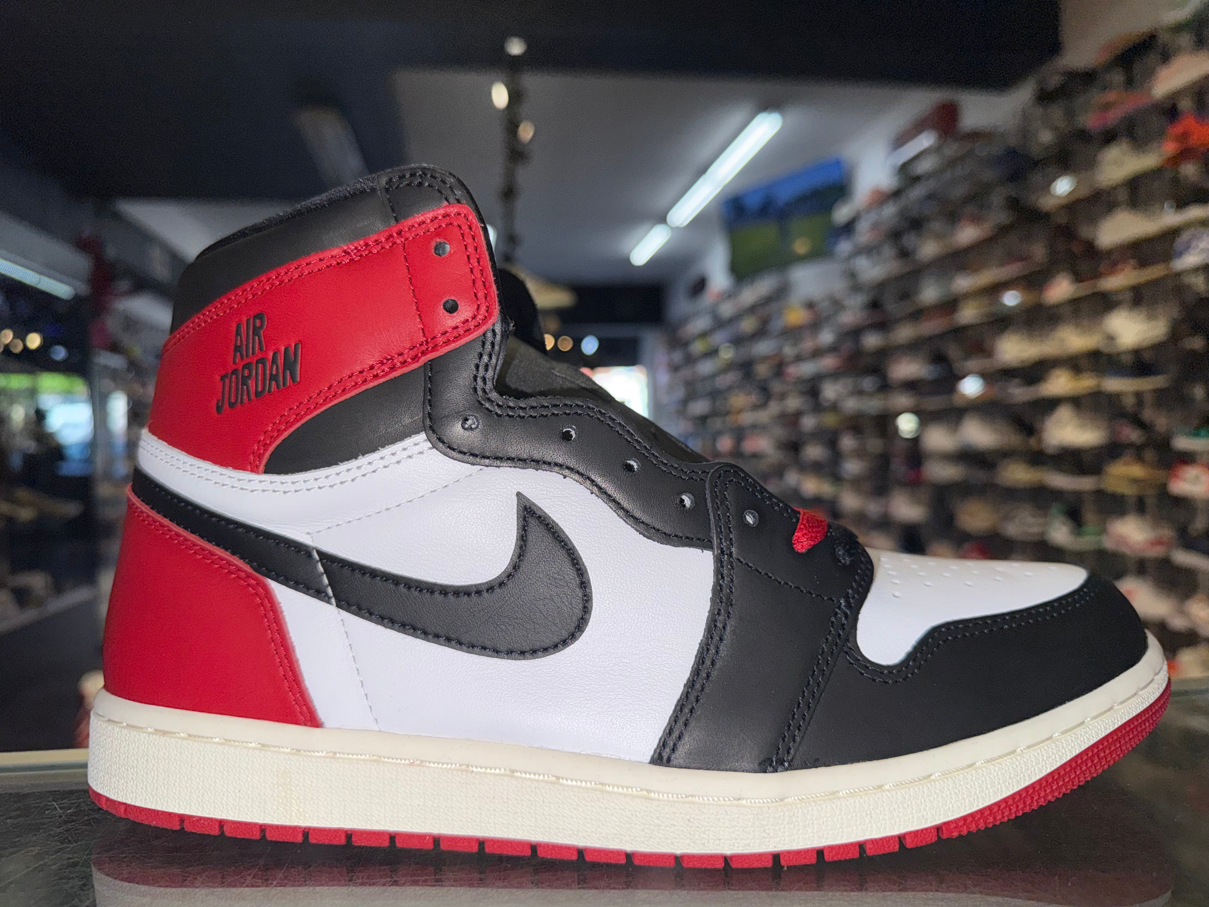 Size 9 Air Jordan 1 "Black Toe Reimagined" Brand New