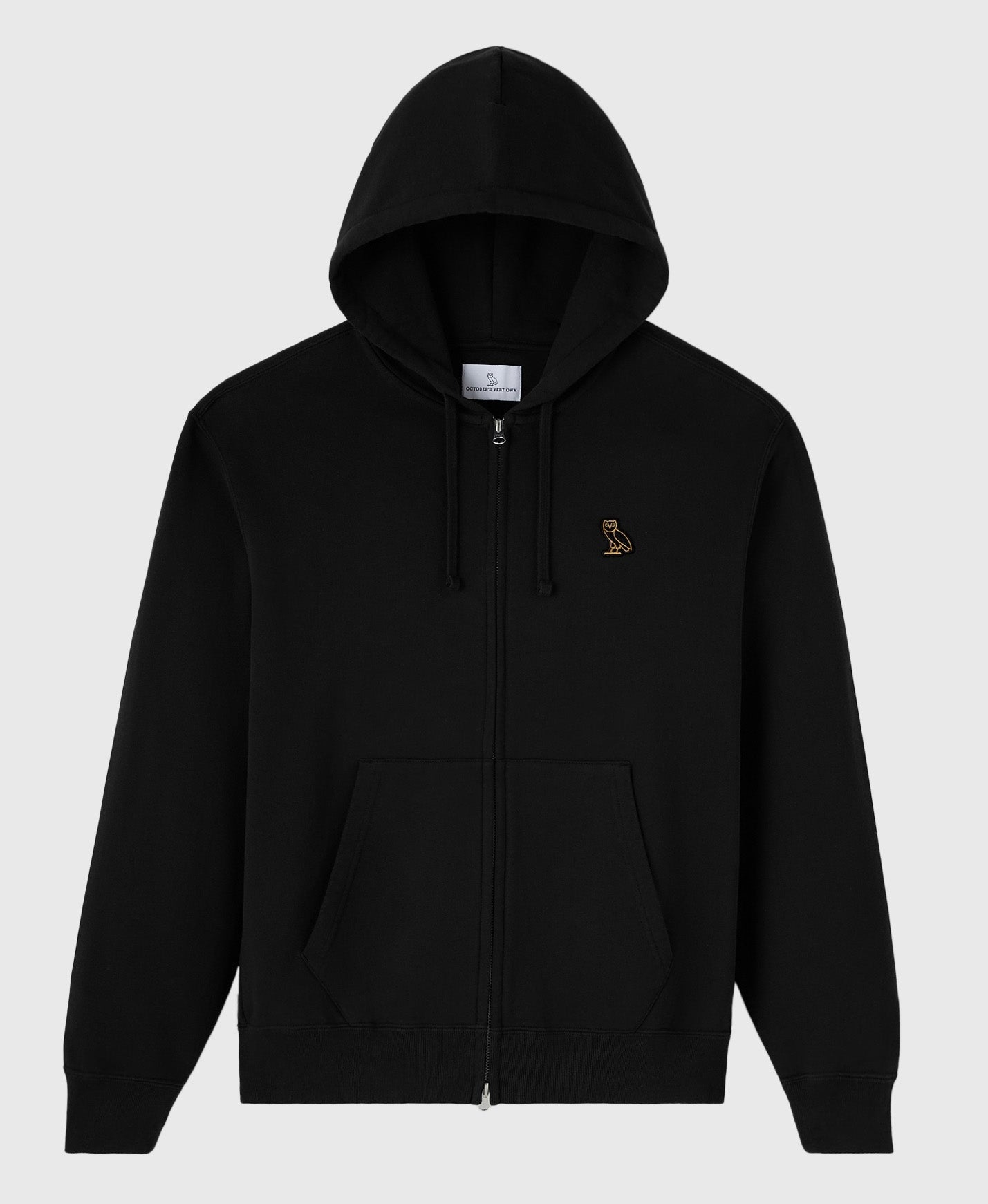 Size M Ovo Classic Zip Up “Black”