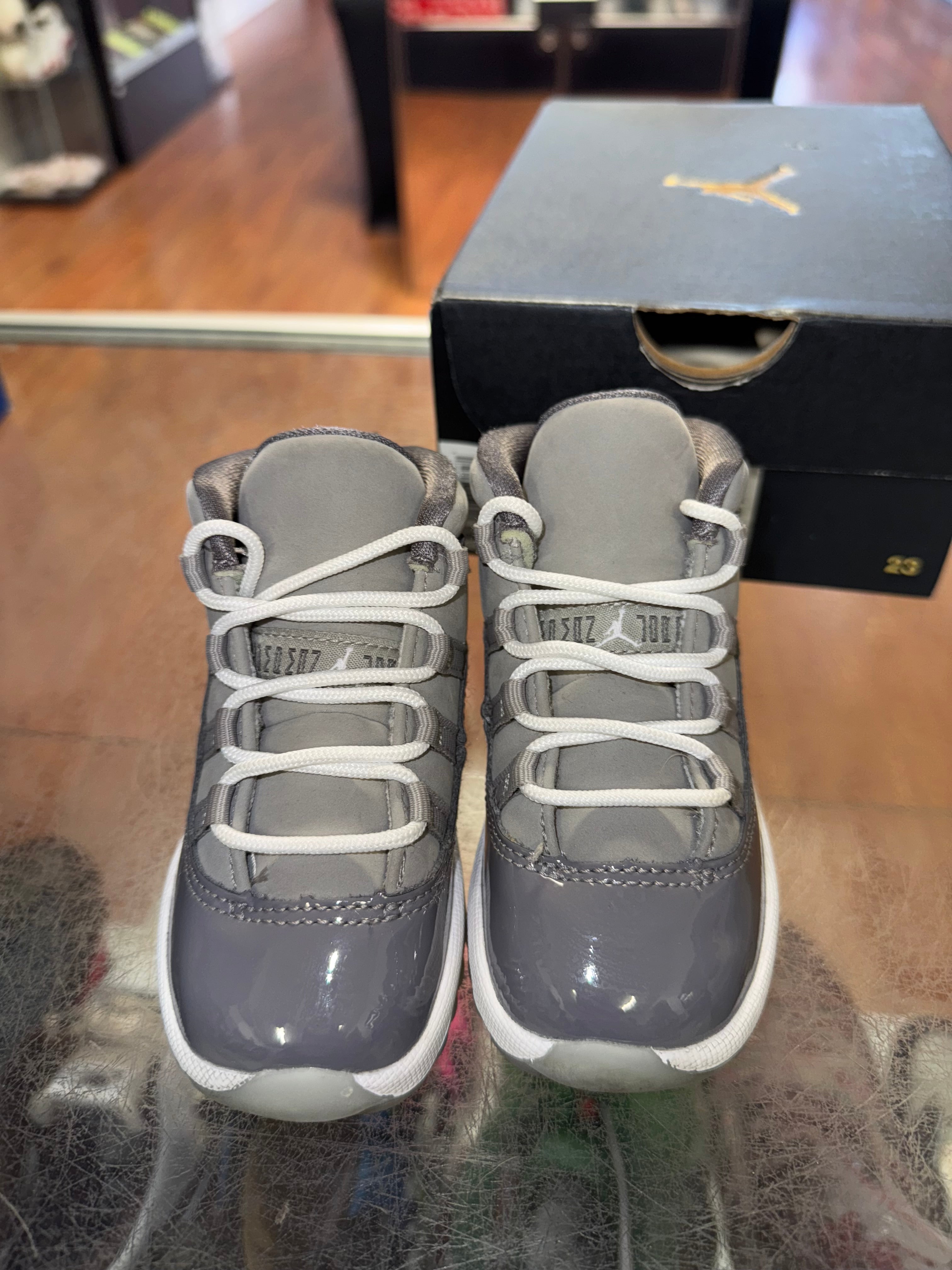 Size 6c Air Jordan 11 "Cool Grey" (TD)