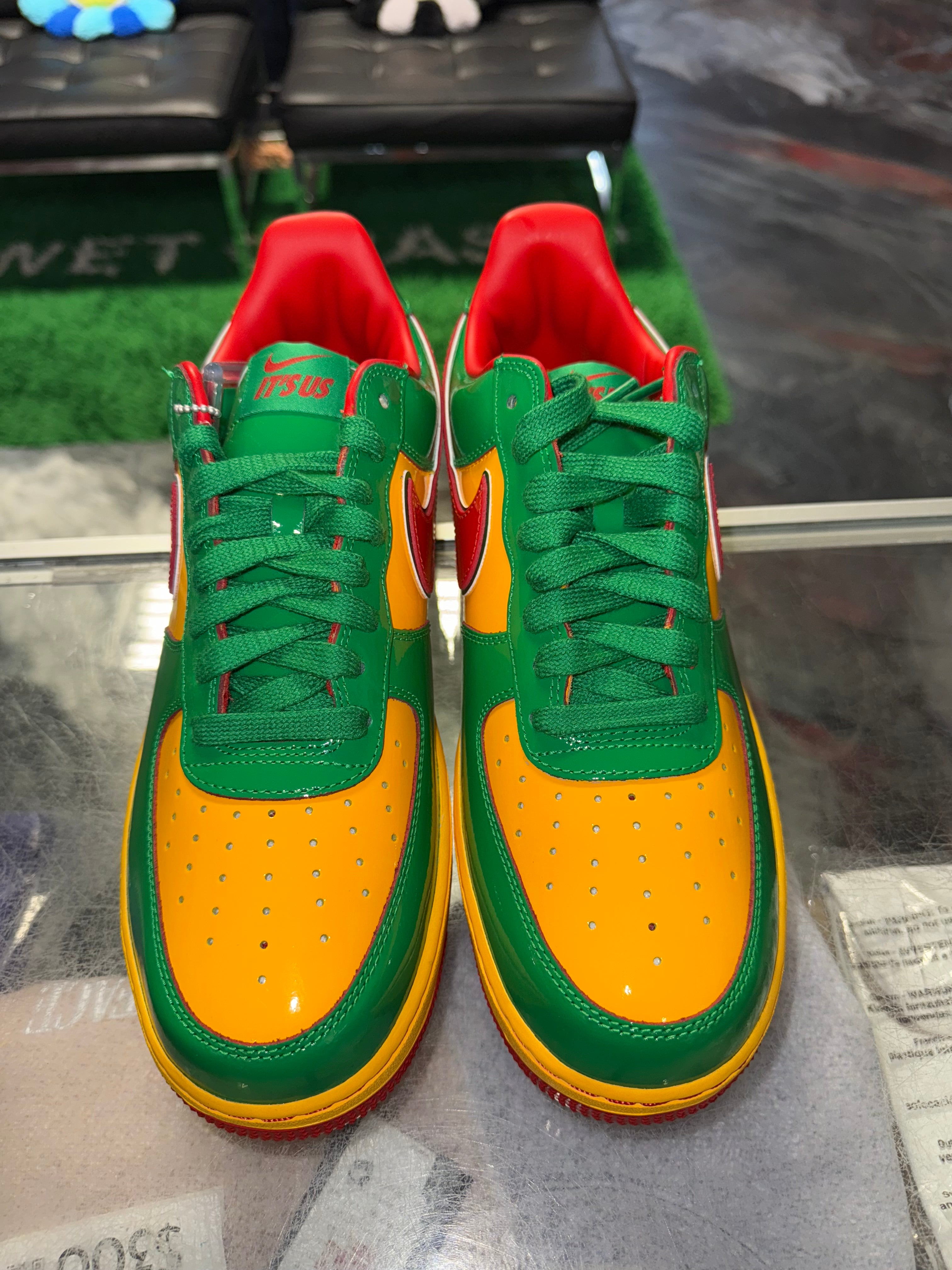 Size 11.5 Air Force 1 Lil Yachty Concrete Boys “Lucky Green” Brand New