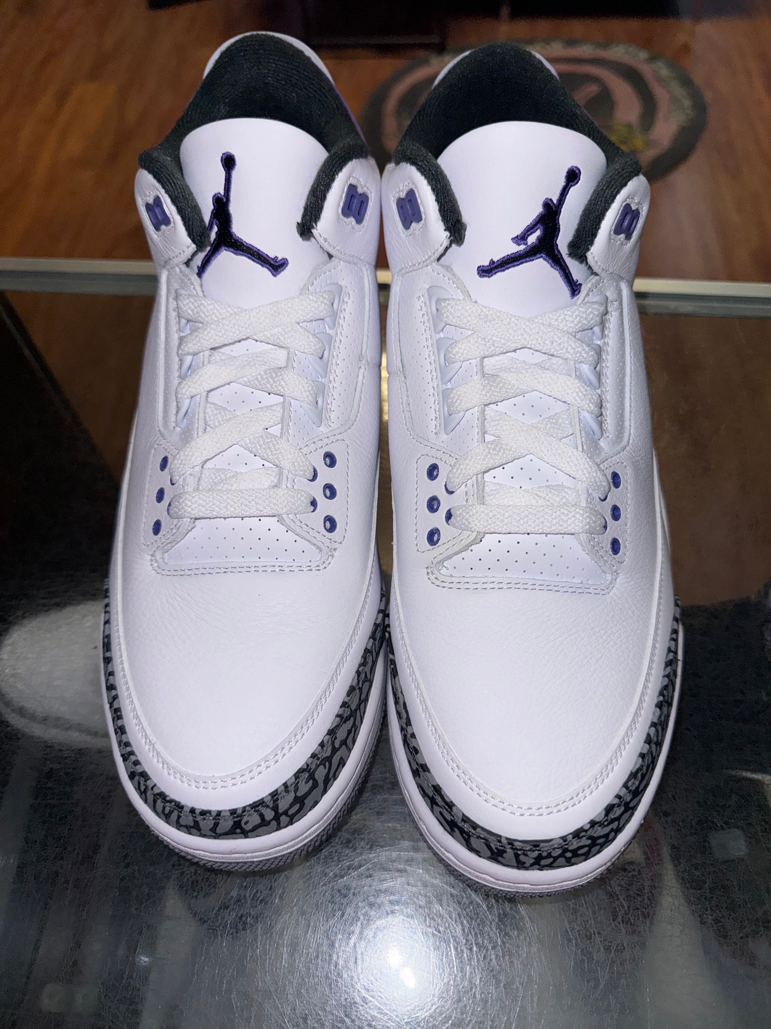 Size 9.5 Air Jordan 3 “Dark Iris” Brand New