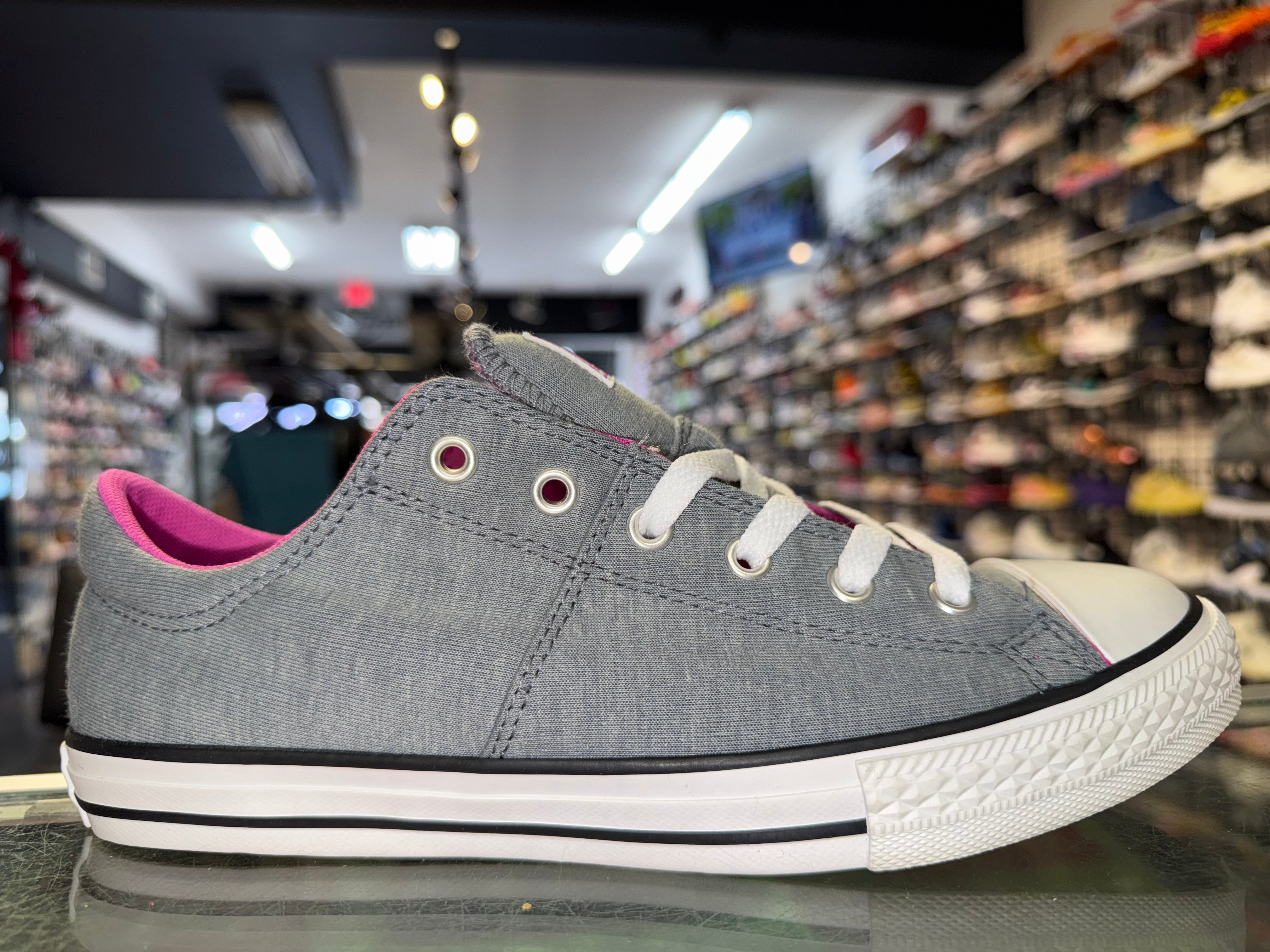 Size 6y Converse All Star Low "Grey Purple" Brand New