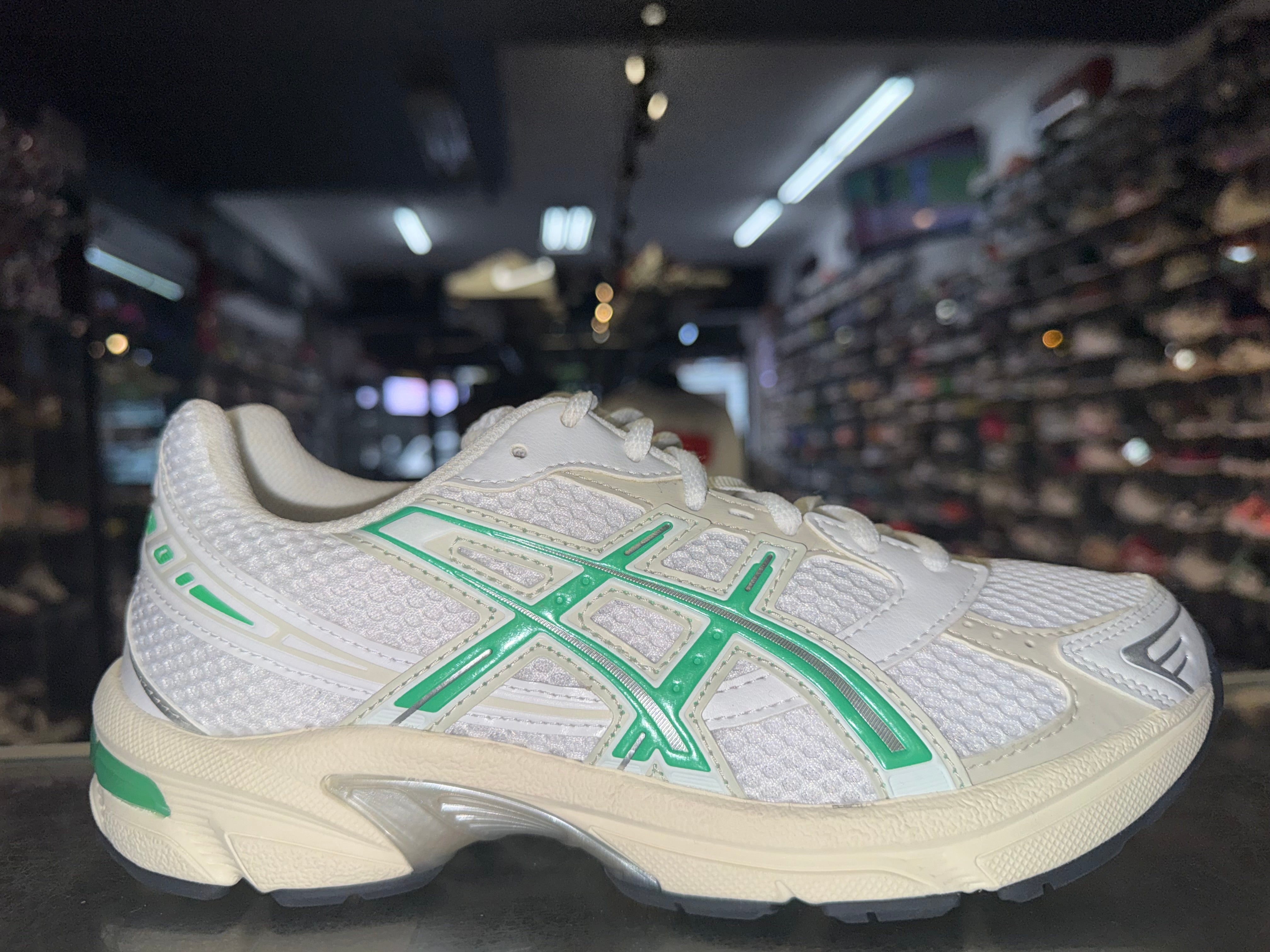 Size 5.5 (7W) Asics Gel-1130 “White/Green” Brand New