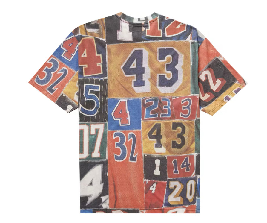 Size M Supreme Jersey Numbers Tee “Mulitcolor” Brand New