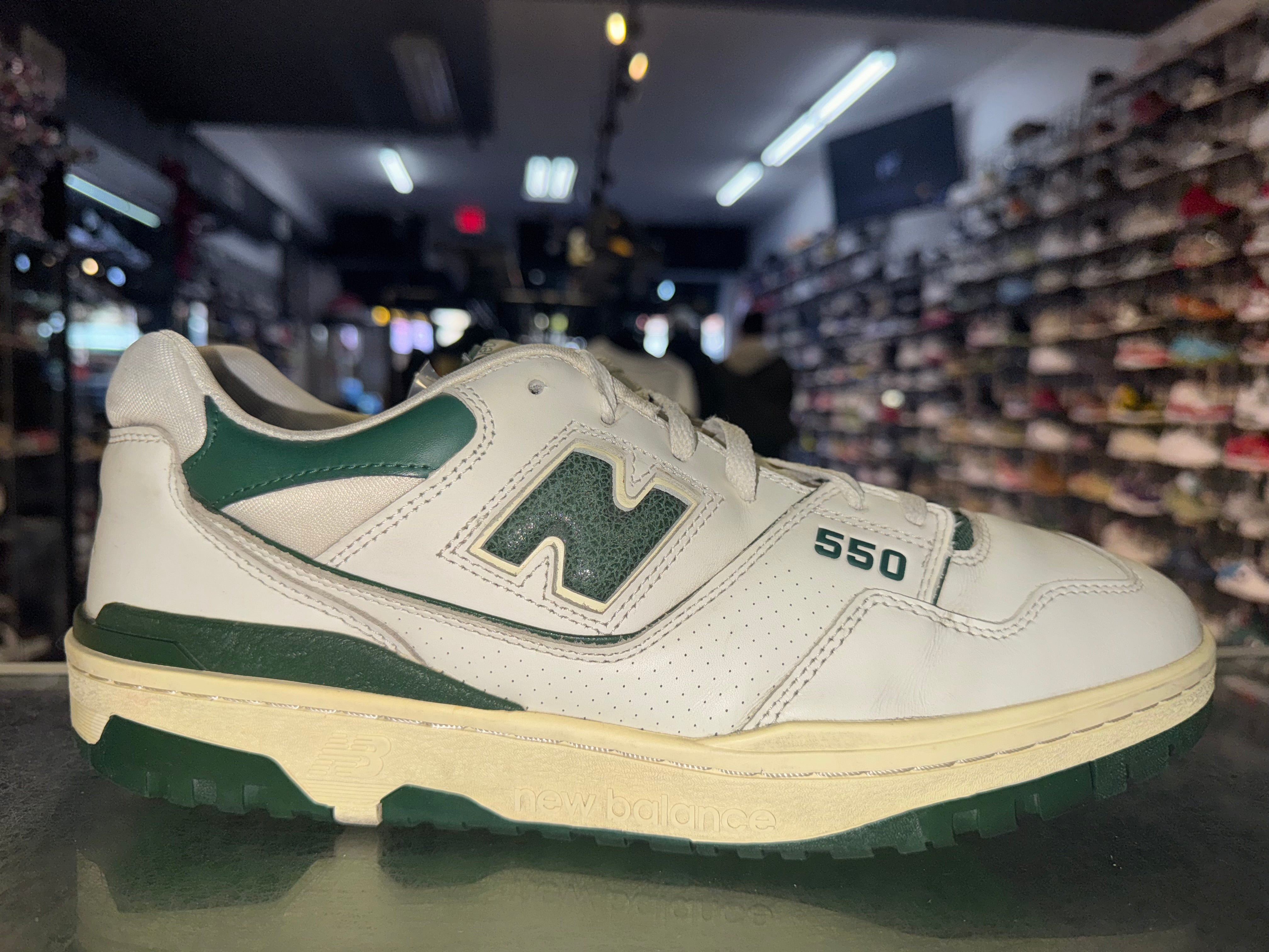 Size 13 New Balance 550 Aime Leon Dore "White Green"