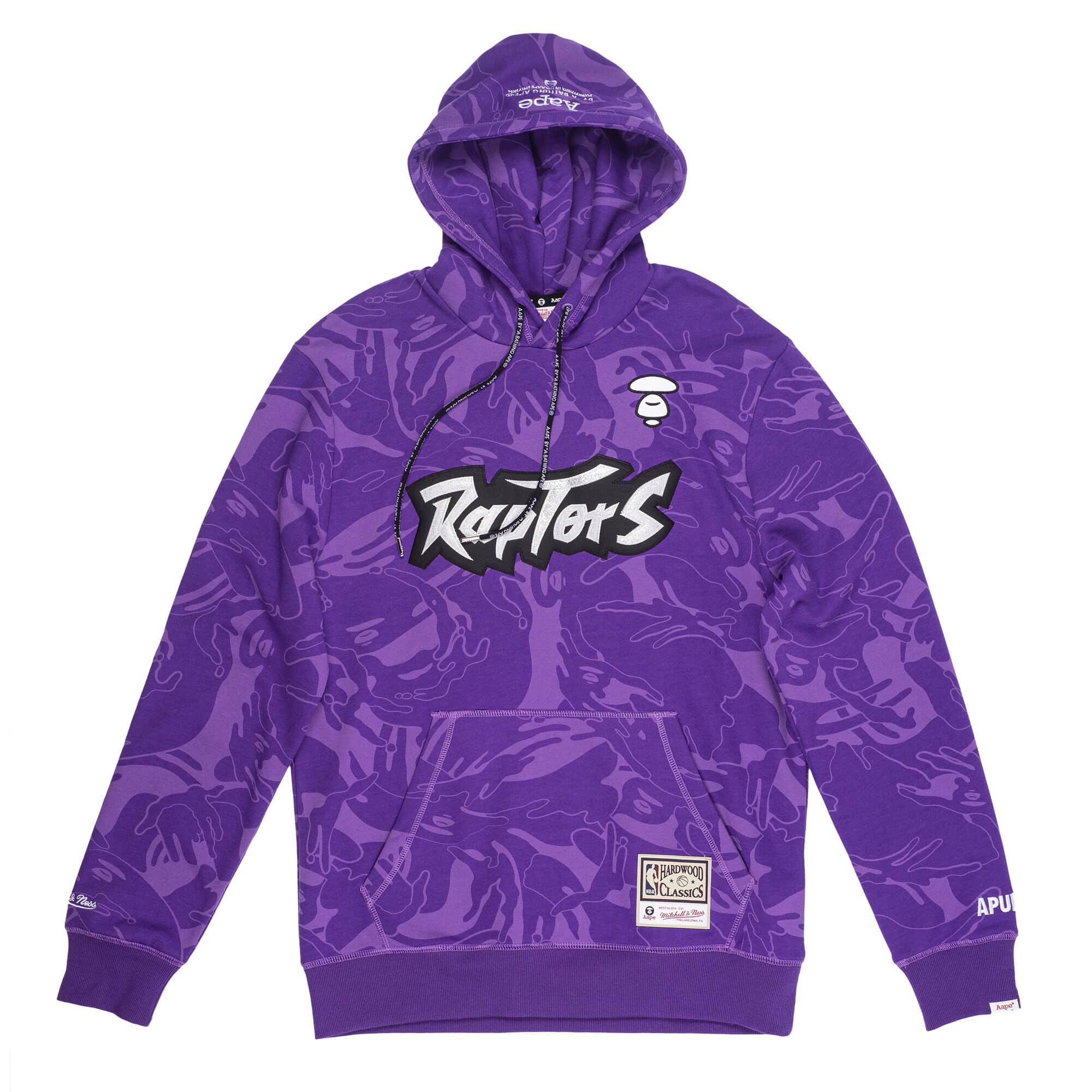Size M Aape x Mitchell & Ness Hoodie “Raptors”