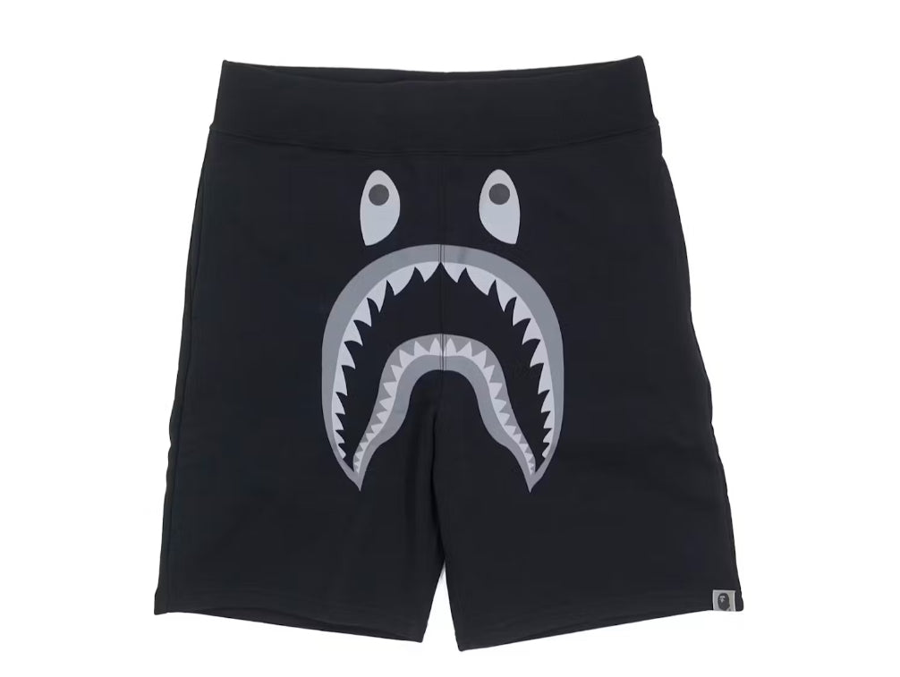Size M Bape x Undefeated Shark Shorts “Black Grey”