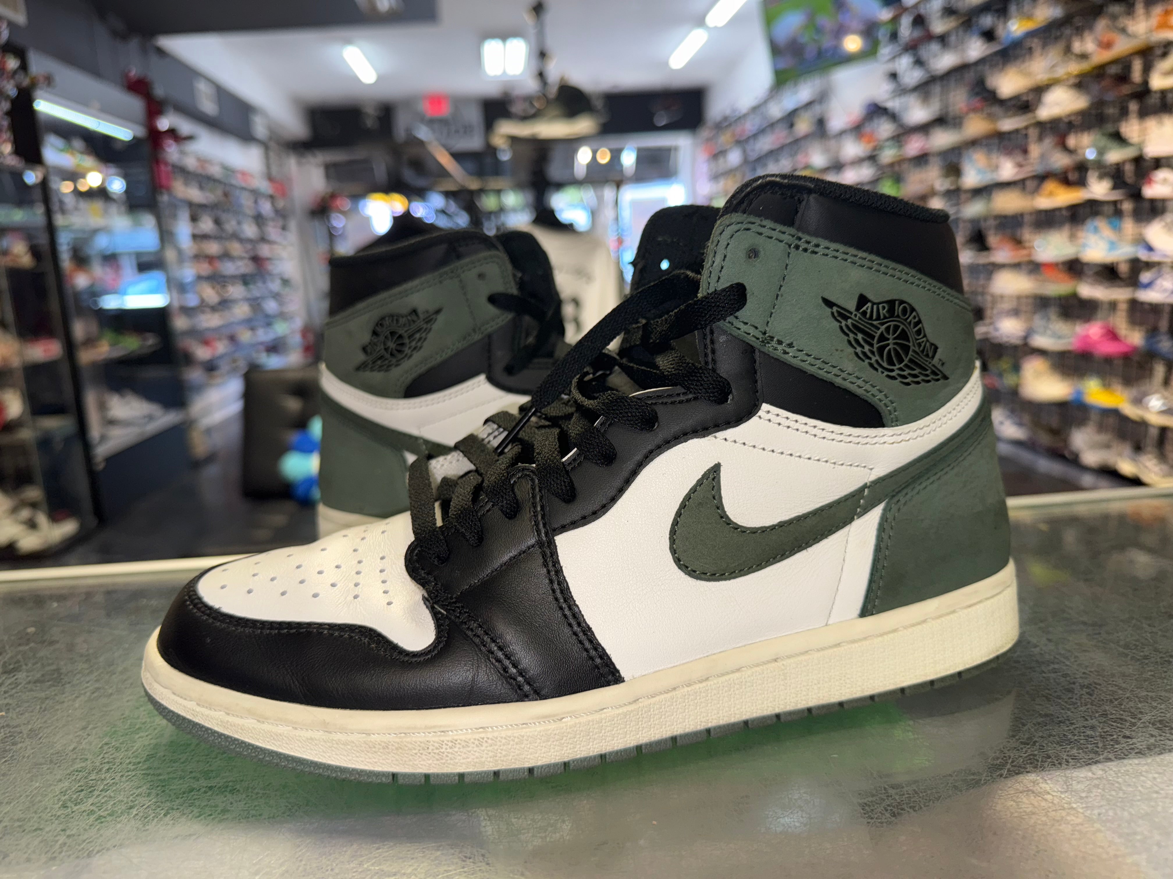 Size 9.5 Air Jordan 1 "Clay Green"