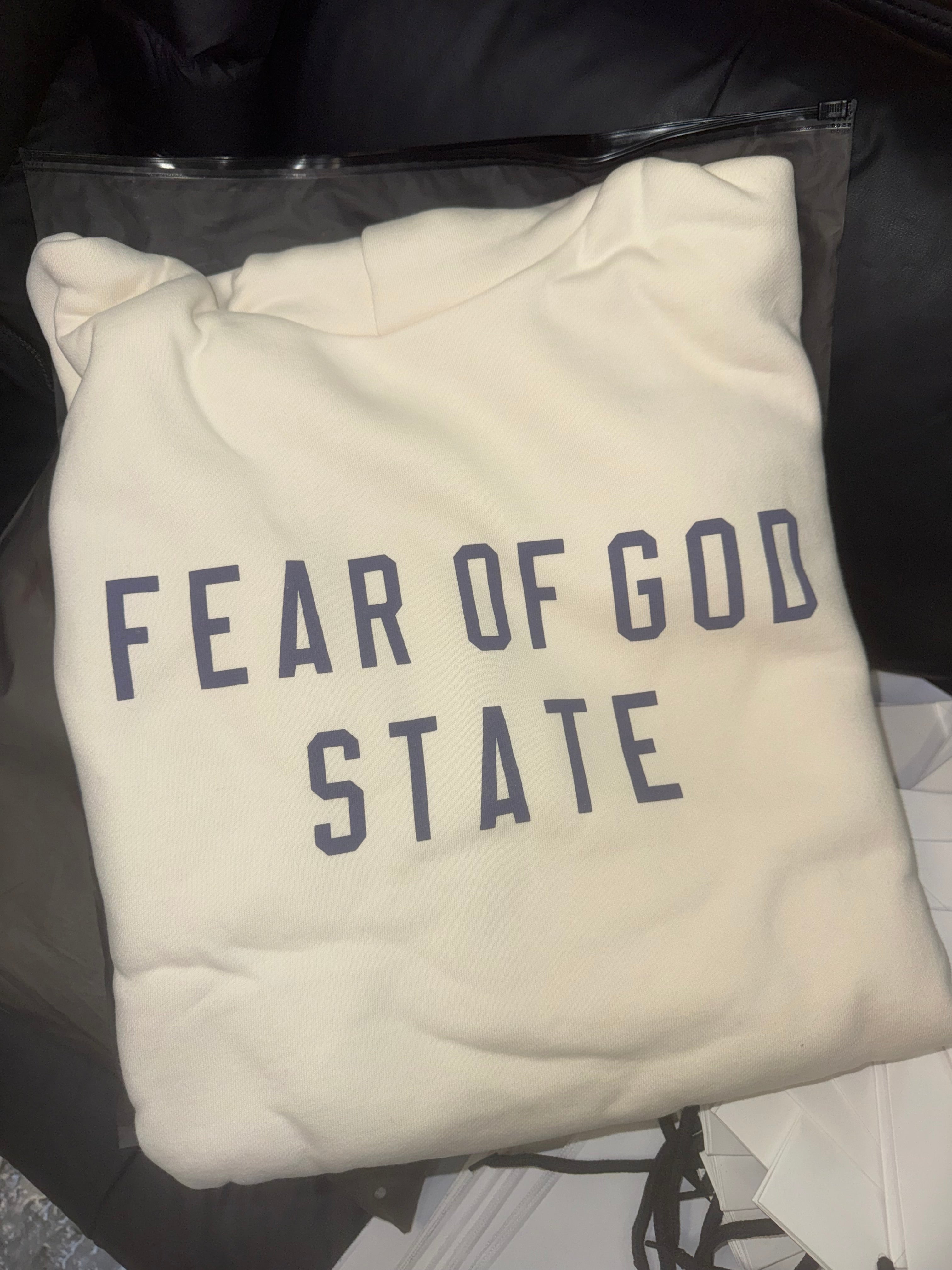 Size L Essentials FOG State Hoodie “Shell” Brand New