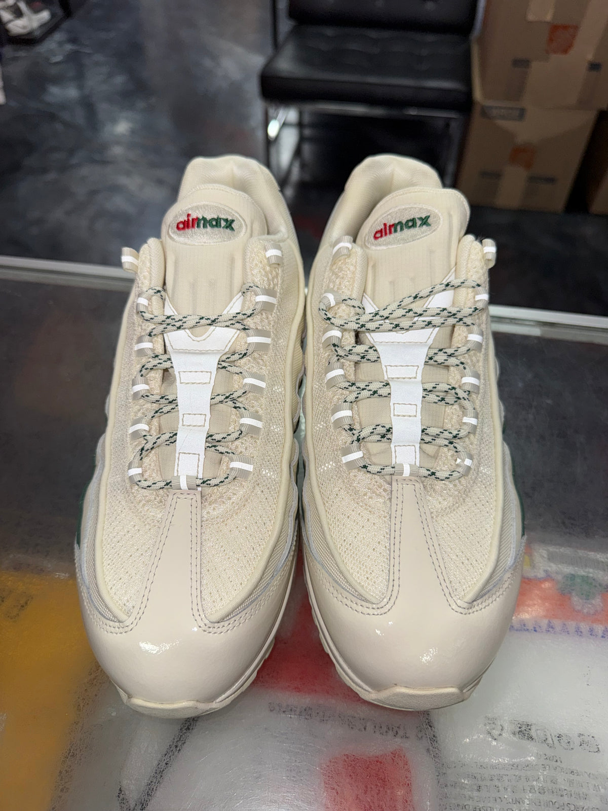 Nike Air Max 95 Undefeated Sail sneaker, pre-owned, size 10.5 – view 5