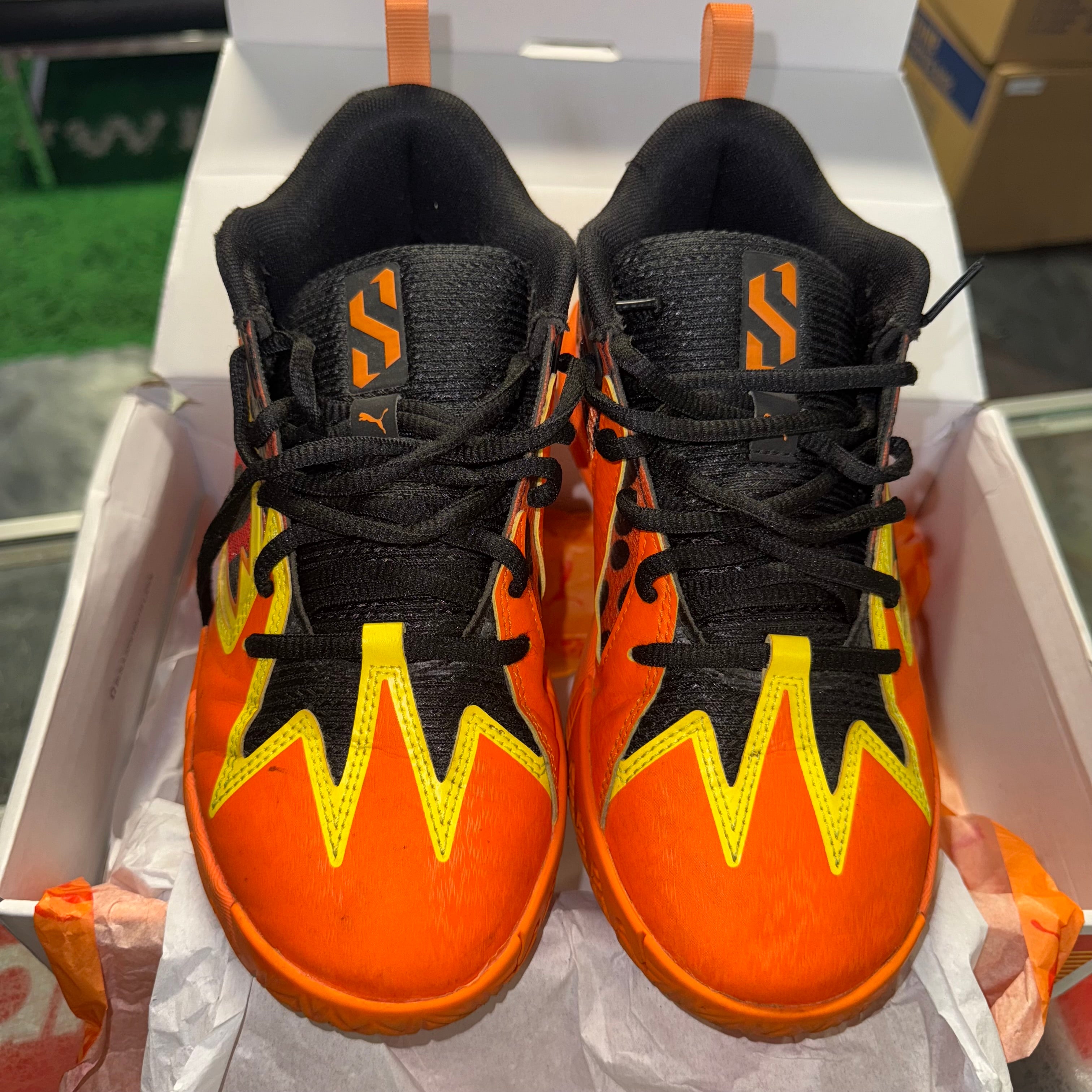 Size 5 Puma Scoot 1 "Cheetos"