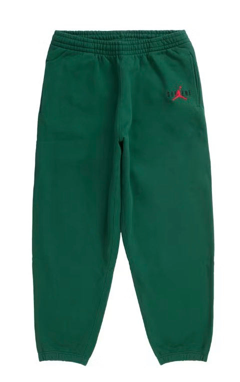 Supreme x Air Jordan Sweatpants Green, new, size S (Fits M)