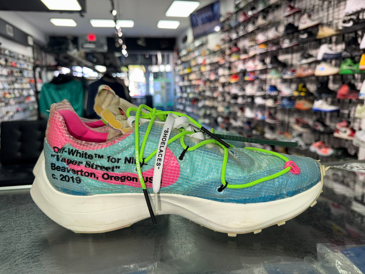 Nike Vapor Street Off-White Polarized Blue sneaker, pre-owned, size 12.5 (14W) – view 3