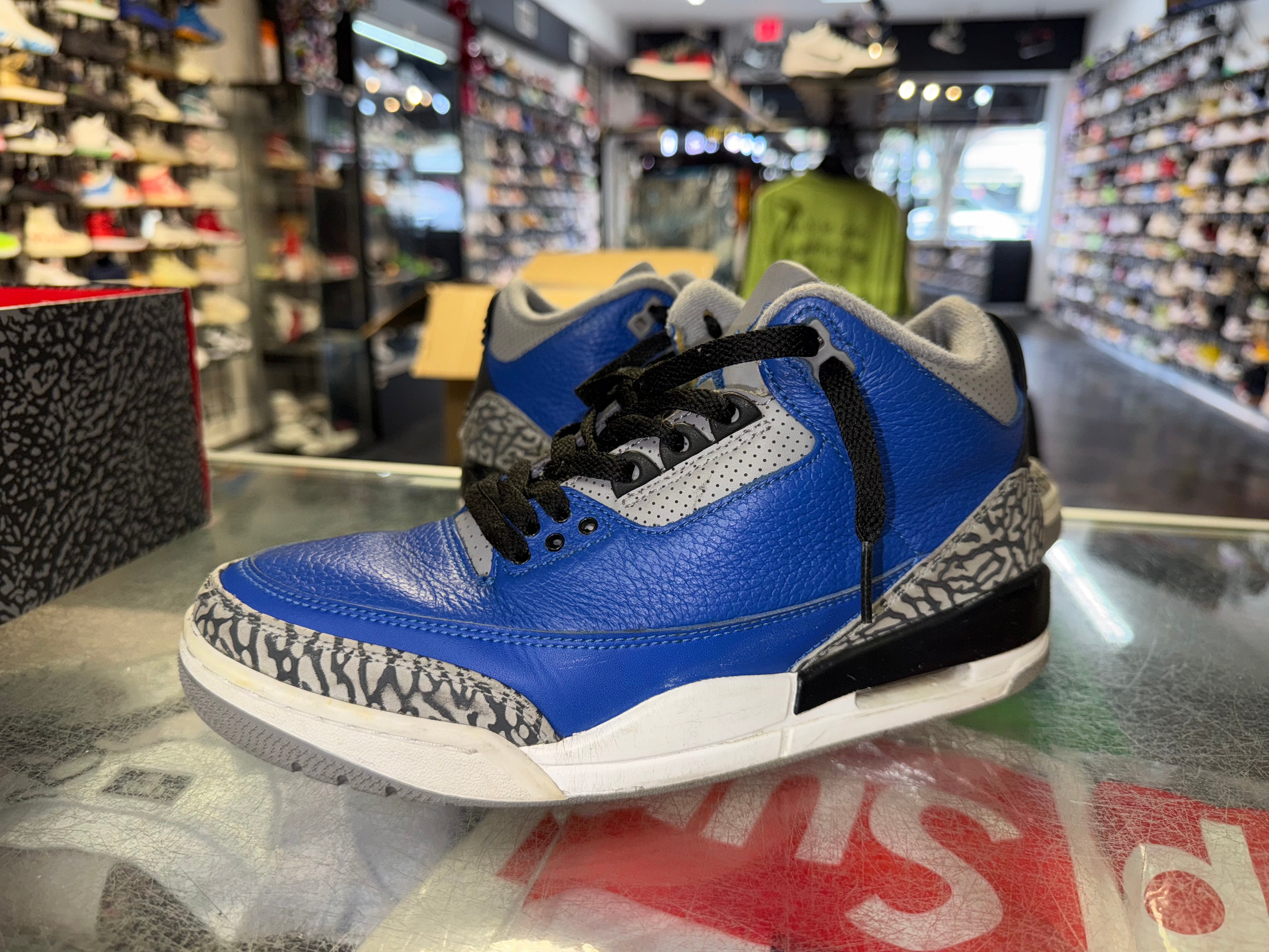 Size 8 Air Jordan 3 'Varsity Royal"