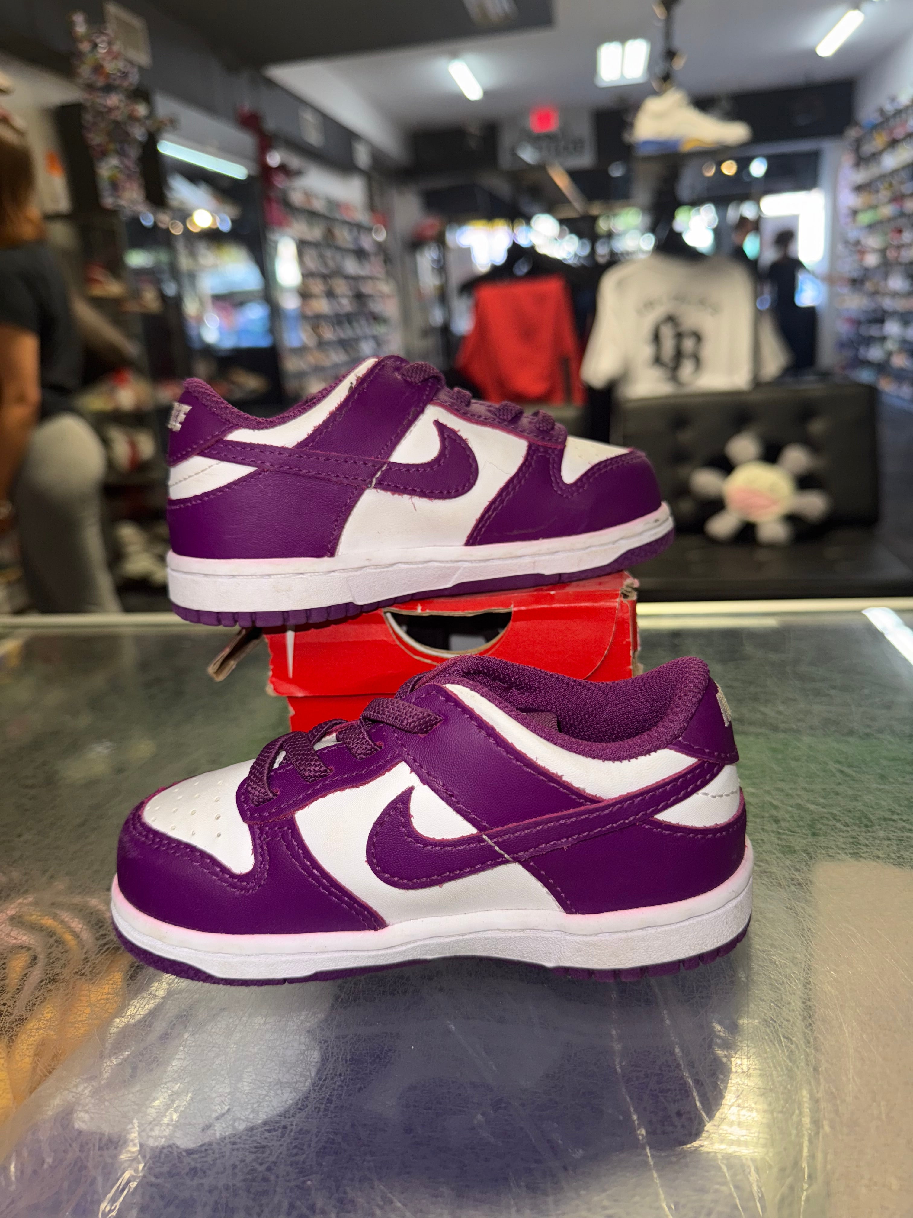 Size 8c Dunk Low “Purple” (TD)