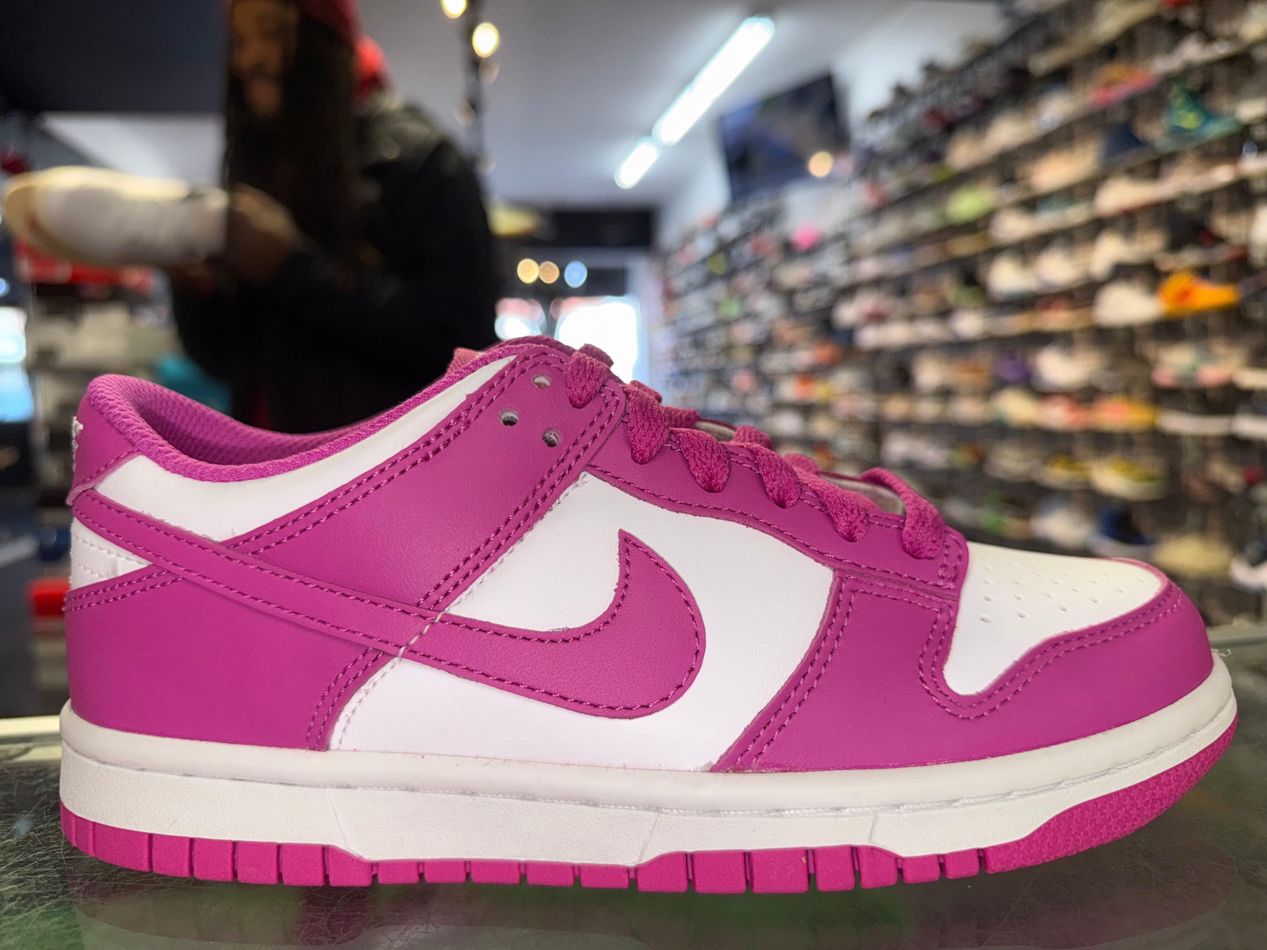 Size 7y Dunk Low "Active Fuchsia" Brand New