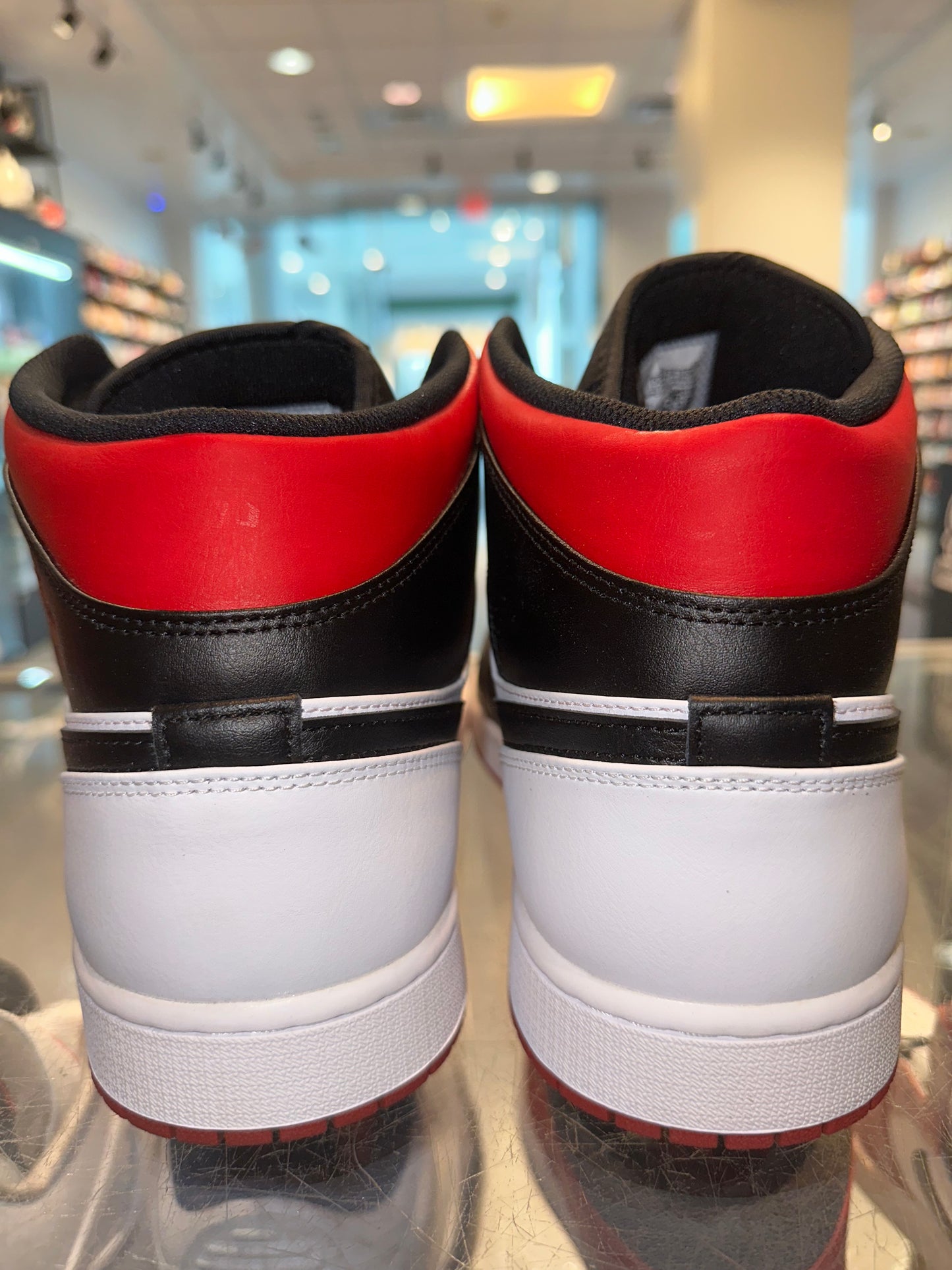 Size 15 Air Jordan 1 Mid “Gym Red Black Toe ” Brand New (Mall)