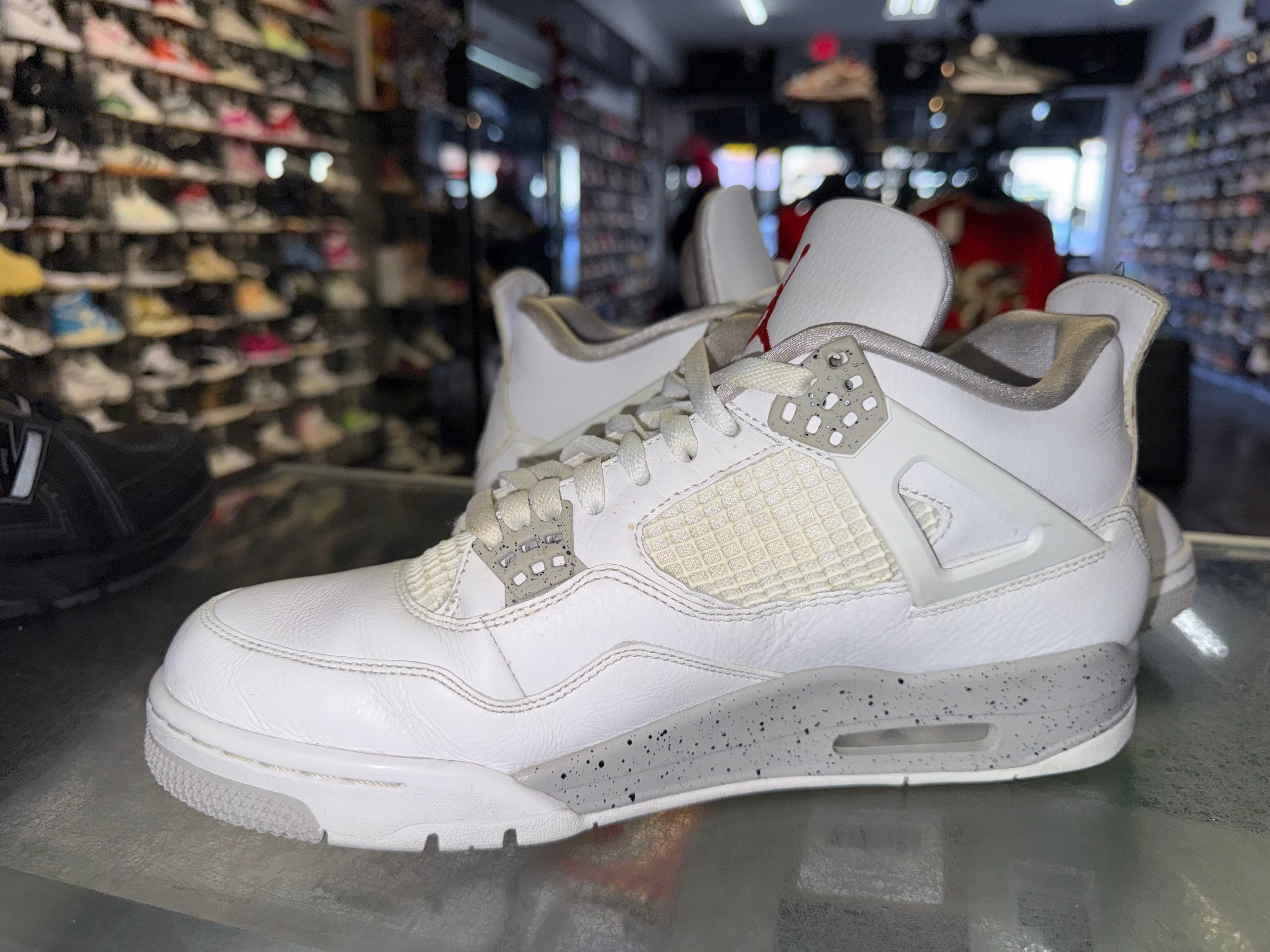 Size 11 Air Jordan 4 "White Oreo"