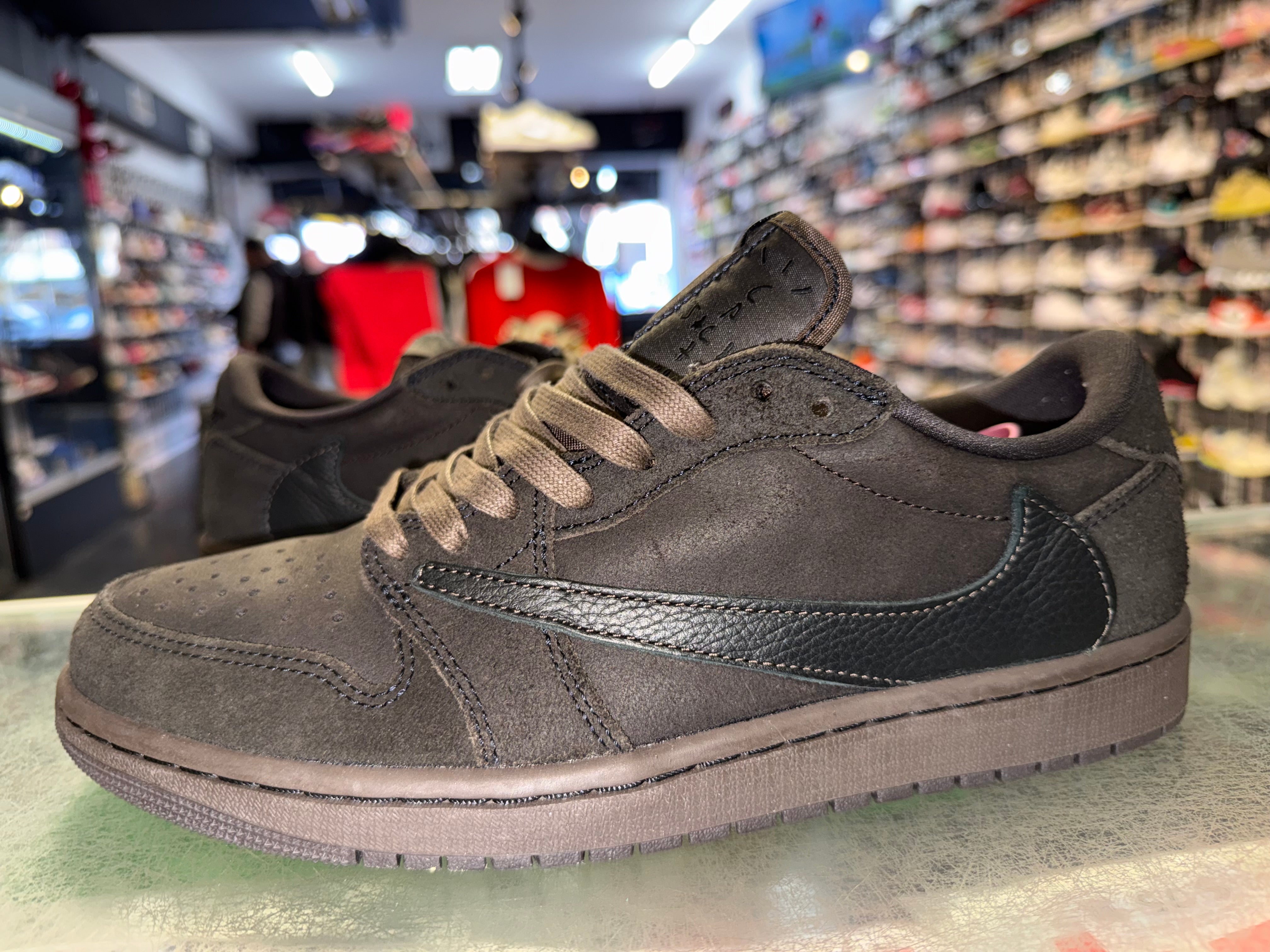 Size 9 Air Jordan 1 Low Travis Scott "Velvet Brown" Worn 1x