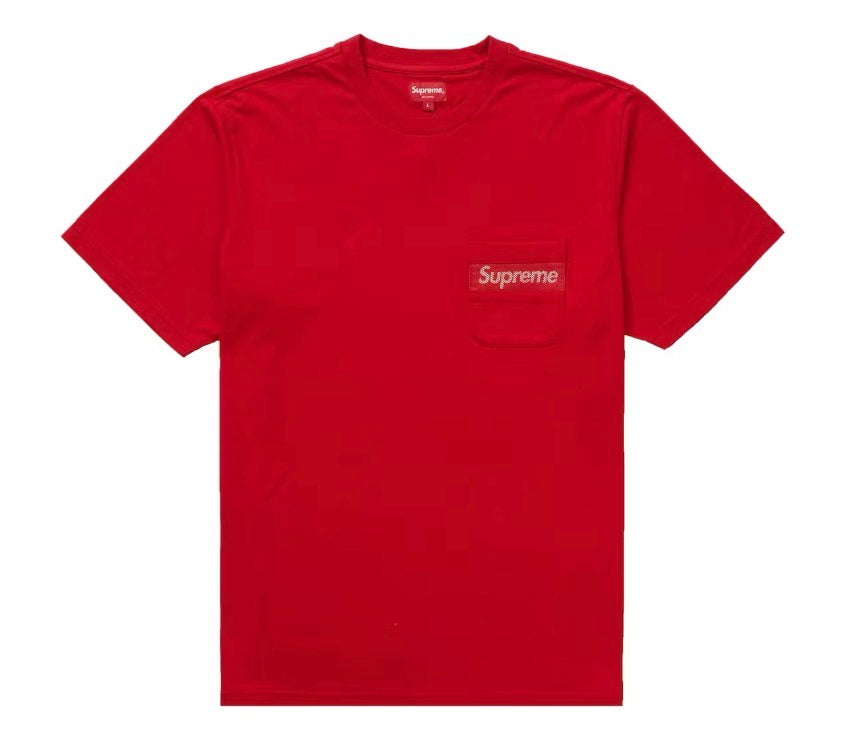 Size M Supreme Mesh Pocket Tee “Red” Brand New