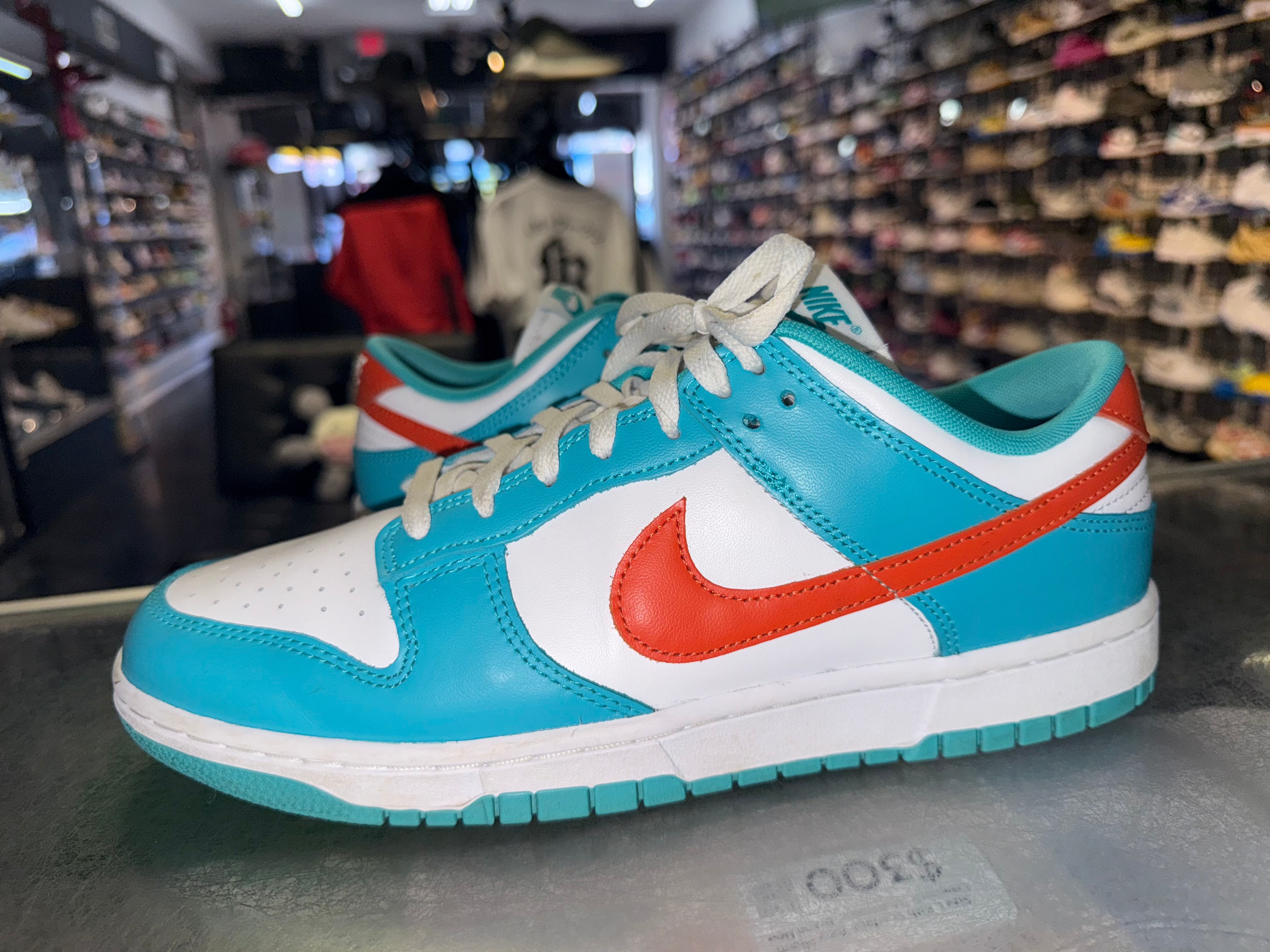 Size 10.5 Dunk Low “Miami Dolphins”