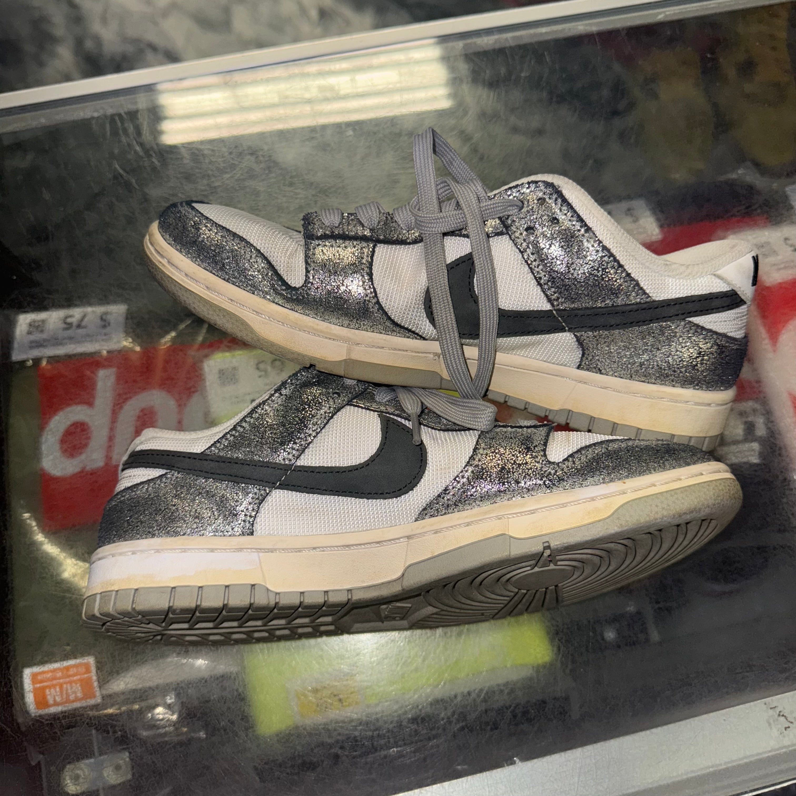 Size 7 (8.5W) Dunk Low "Metallic" - NB
